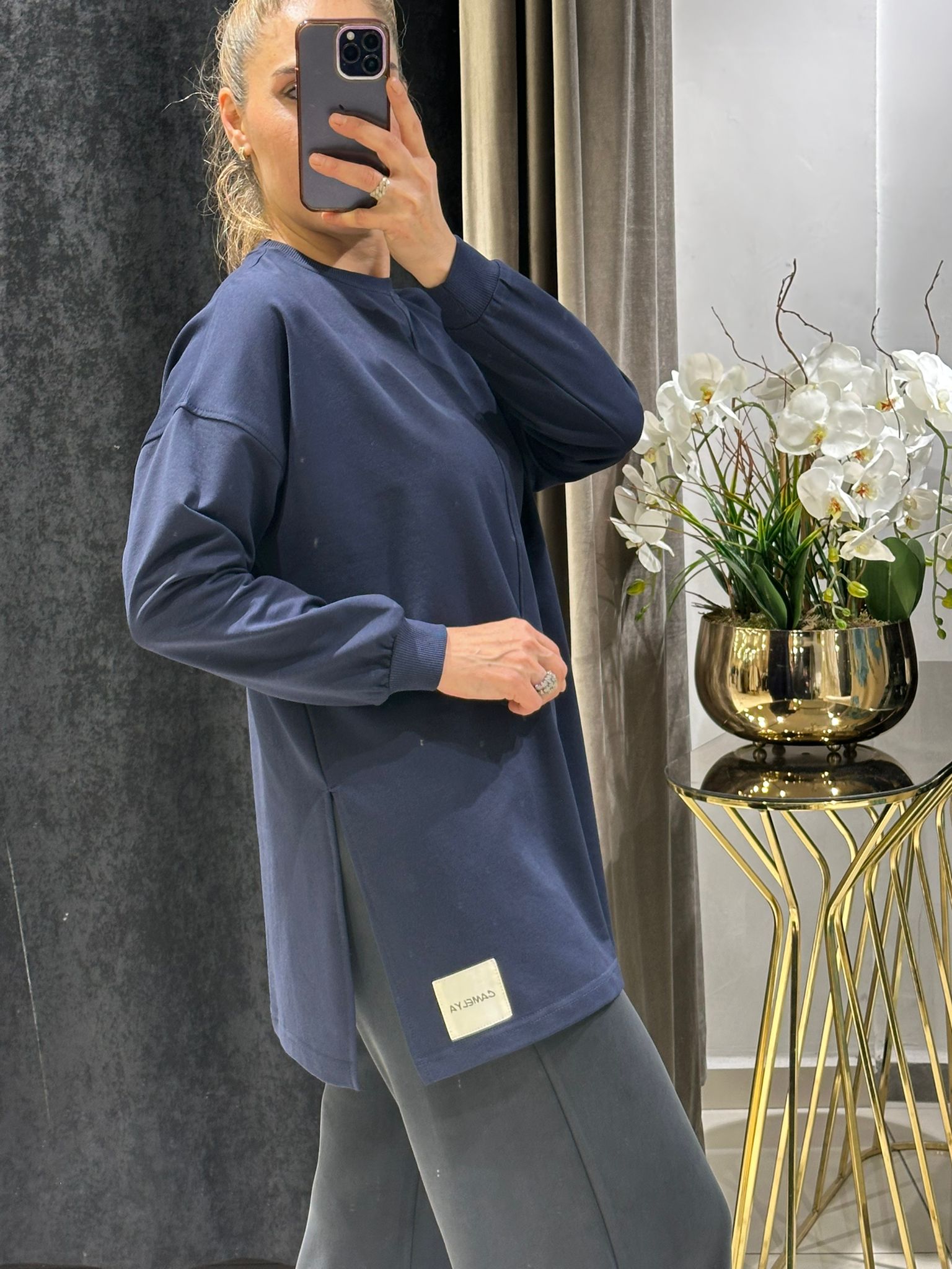 BEYZİK İKİ İPLİK PENYE TUNİK  - LACI