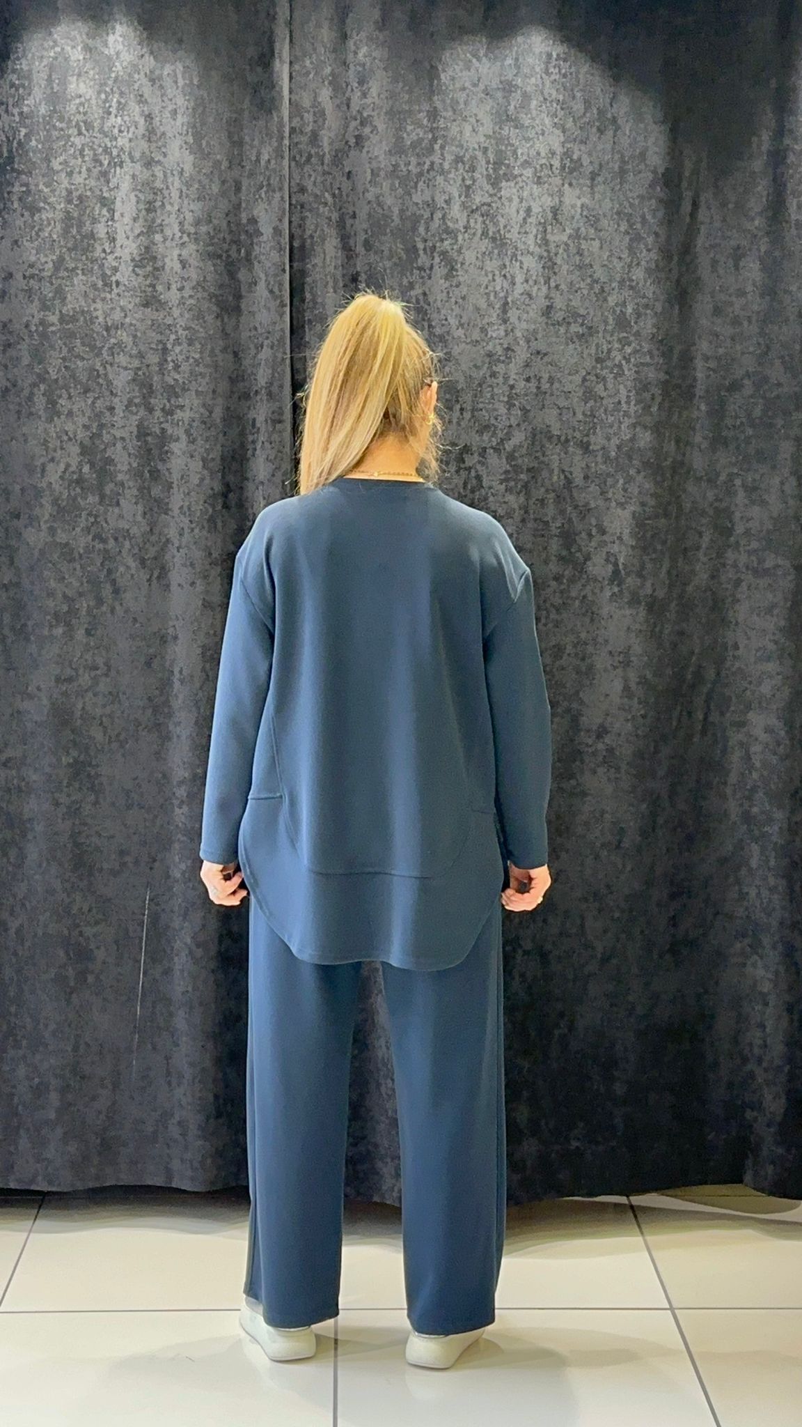 OYSHOO TAKIM PANTOLON BELİ LASTİKLİ VE CEPLİ  - LACI