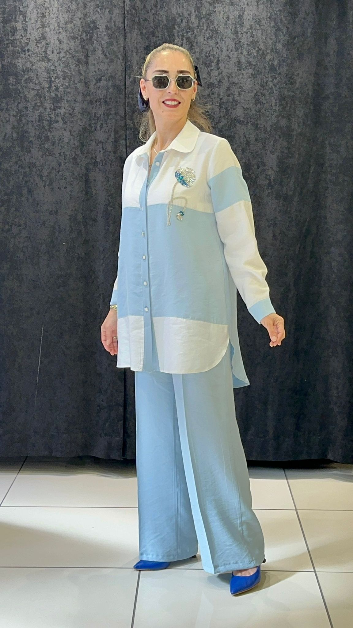 TENSEL TUNİK PANTOLON TAKIM 