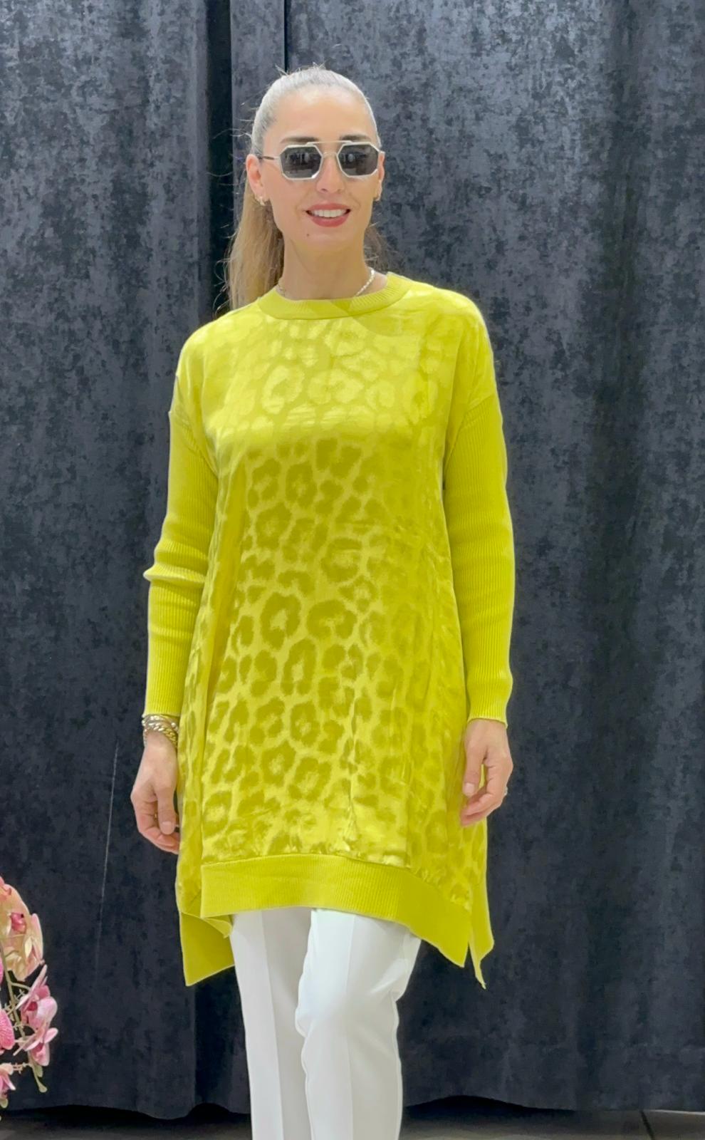 LEOPAR DESEN JAKAR GARNİLİ SOĞUK İP MESERİZE 