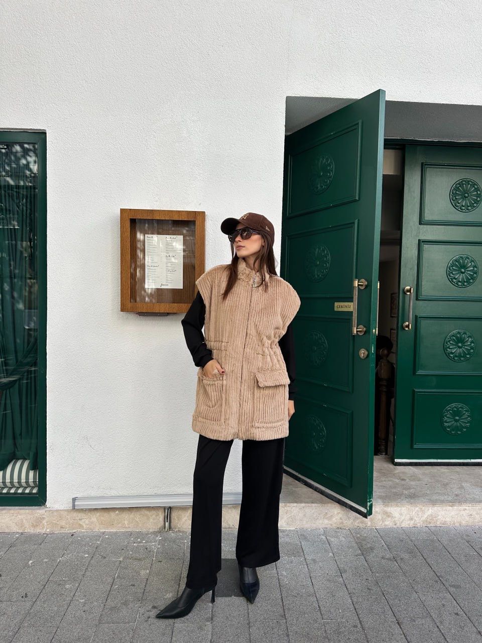 ANGORA YELEK - CAMEL