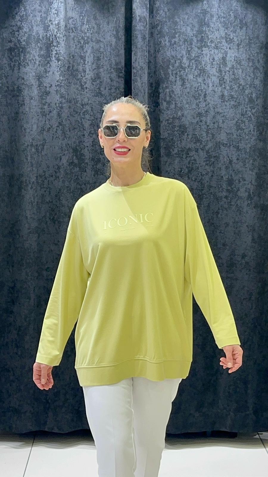 TONATON BASKI DETAYLI BASIC S-SHIRT 