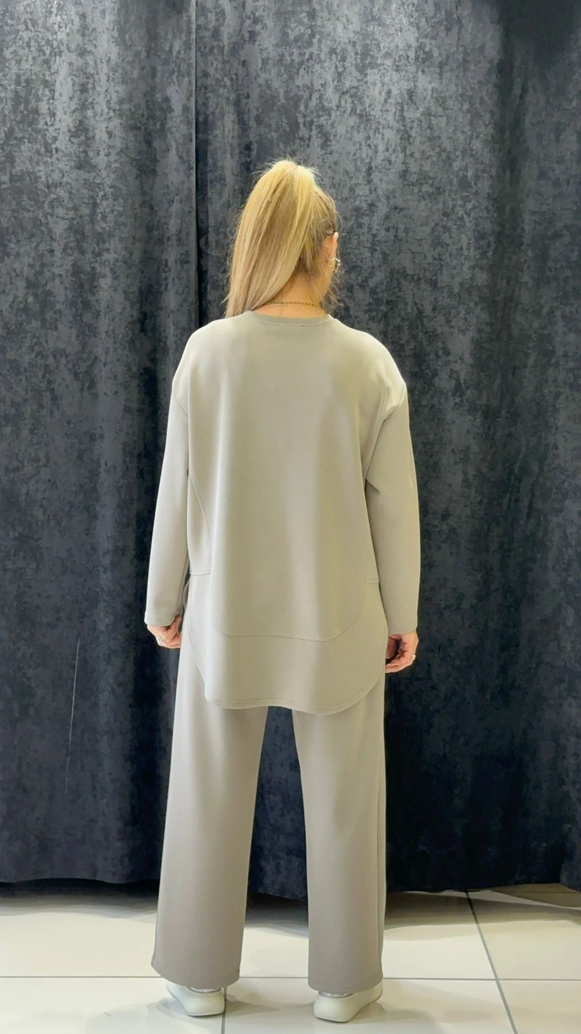 OYSHOO TAKIM PANTOLON BELİ LASTİKLİ VE CEPLİ  - HAKİ