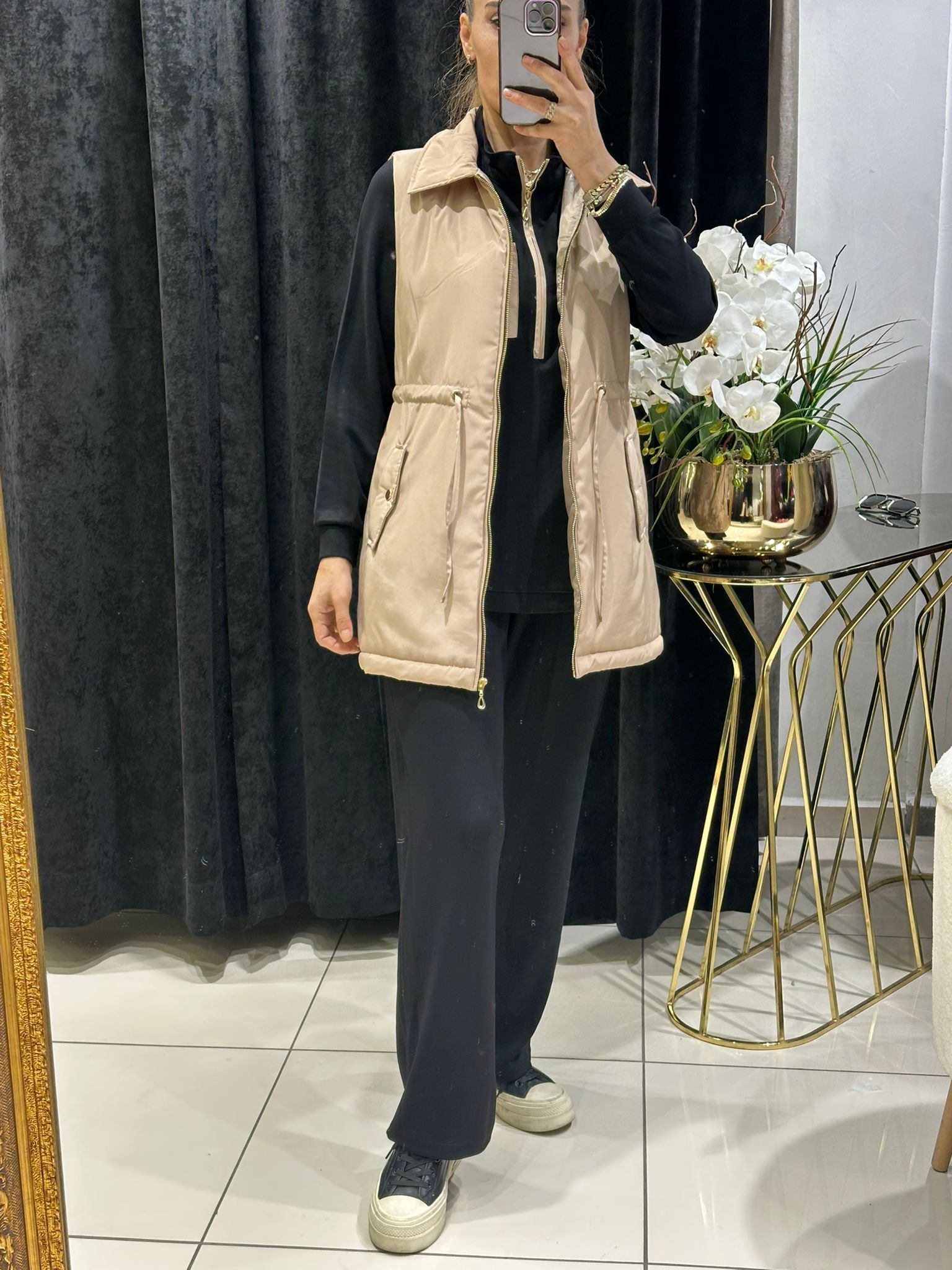 ŞİŞME YELEKLİ ÜÇLÜ TAKIM  