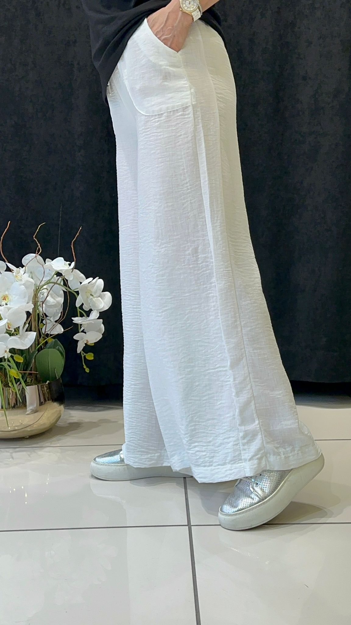 GENİŞ KEMERLİ CEPLİ BOLPAÇA PANTOLON