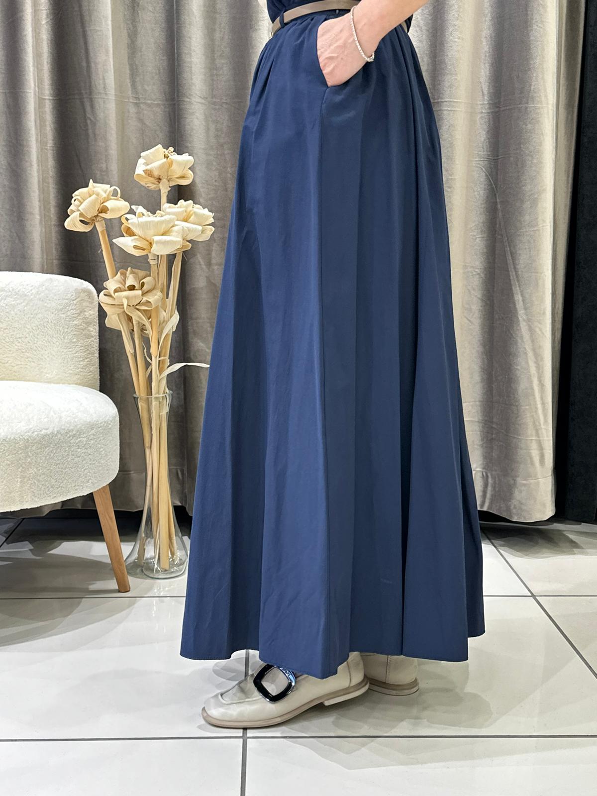 KOTON KUMAŞ BELİ BÜZGÜLÜ KİLOŞ ETEK 