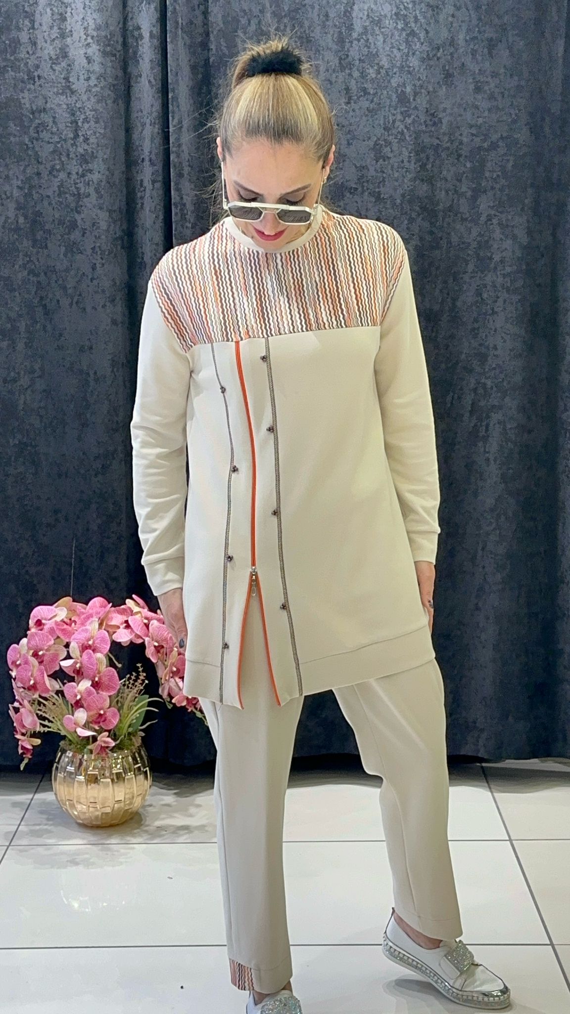 BAMBU MODAL TUNİK PANTOLON TAKIM 