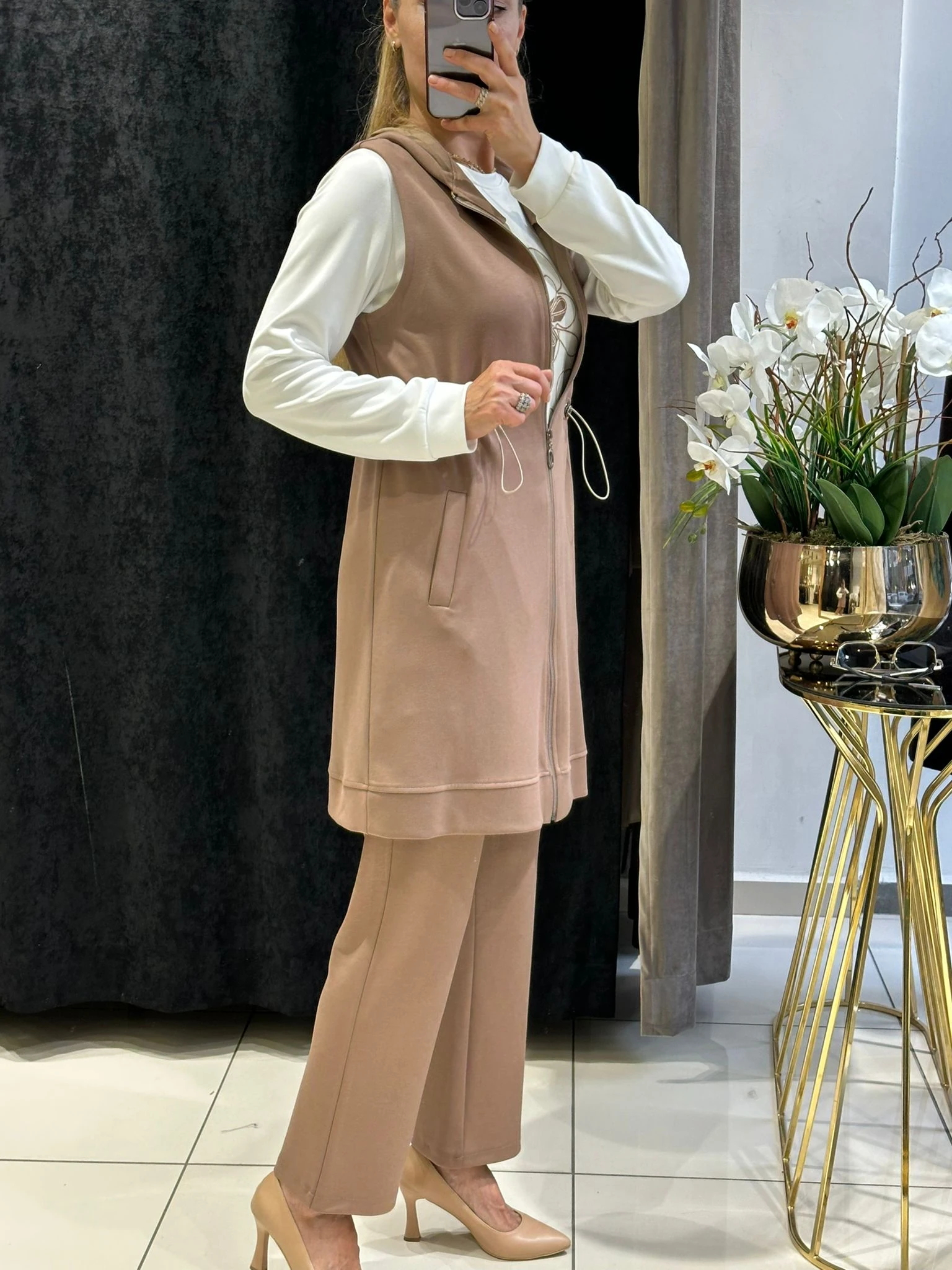 ÖRME PENYE DİJİTAL BASKI DETAY YEKLİ ÜÇLÜ TAKIM 