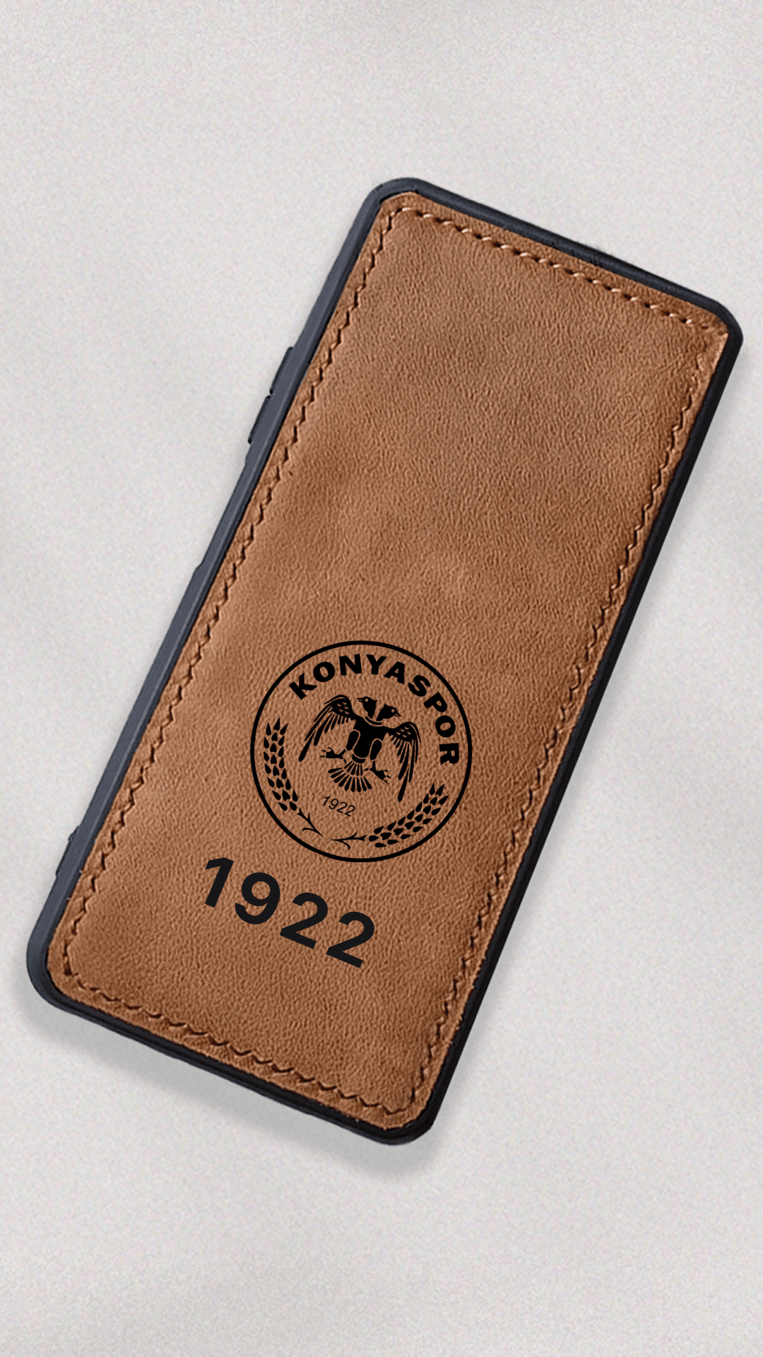 Konyaspor Logo Baskı Deri Telefon Kılıfı