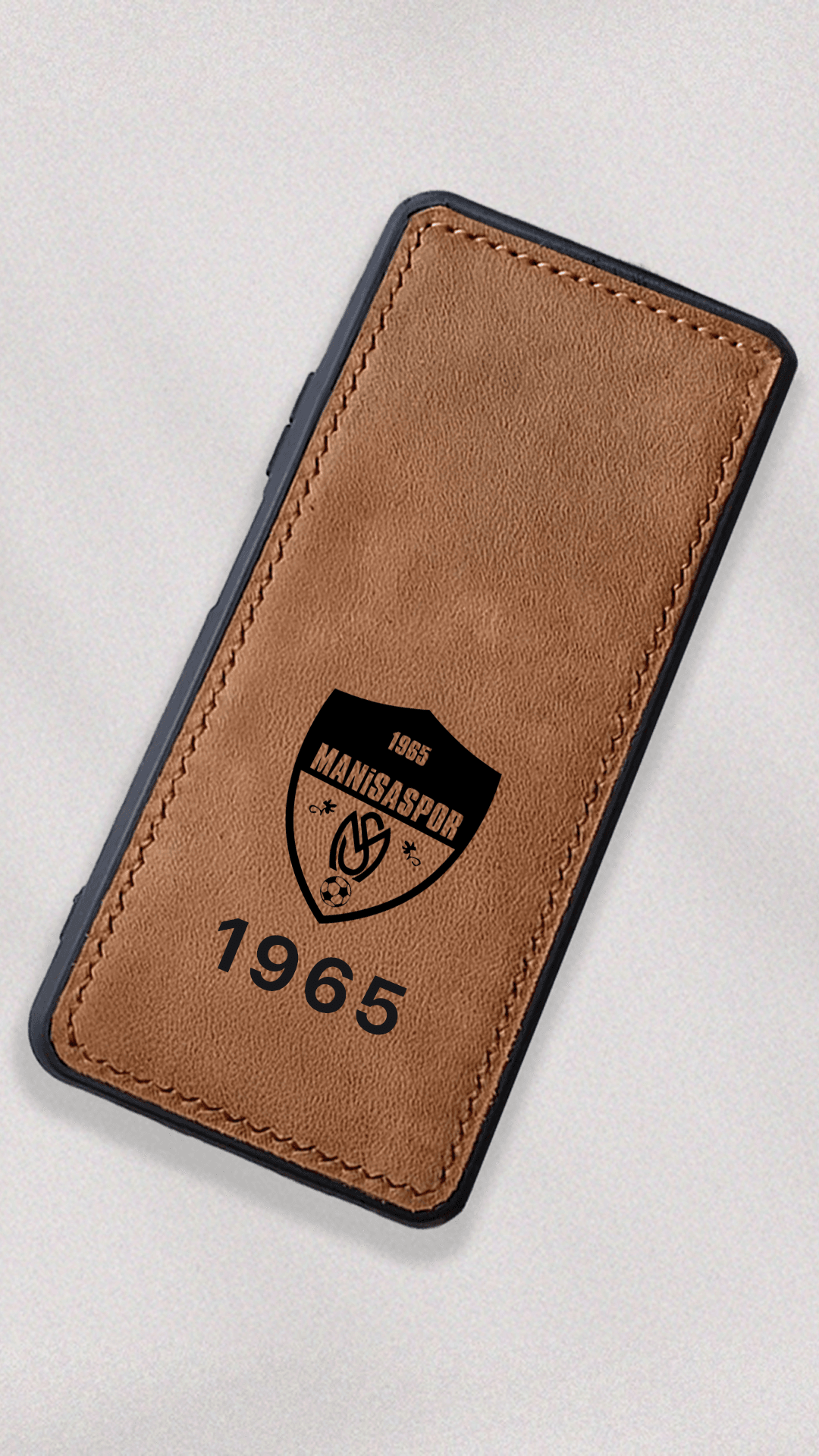 Manisaspor Logo Baskı Deri Telefon Kılıfı