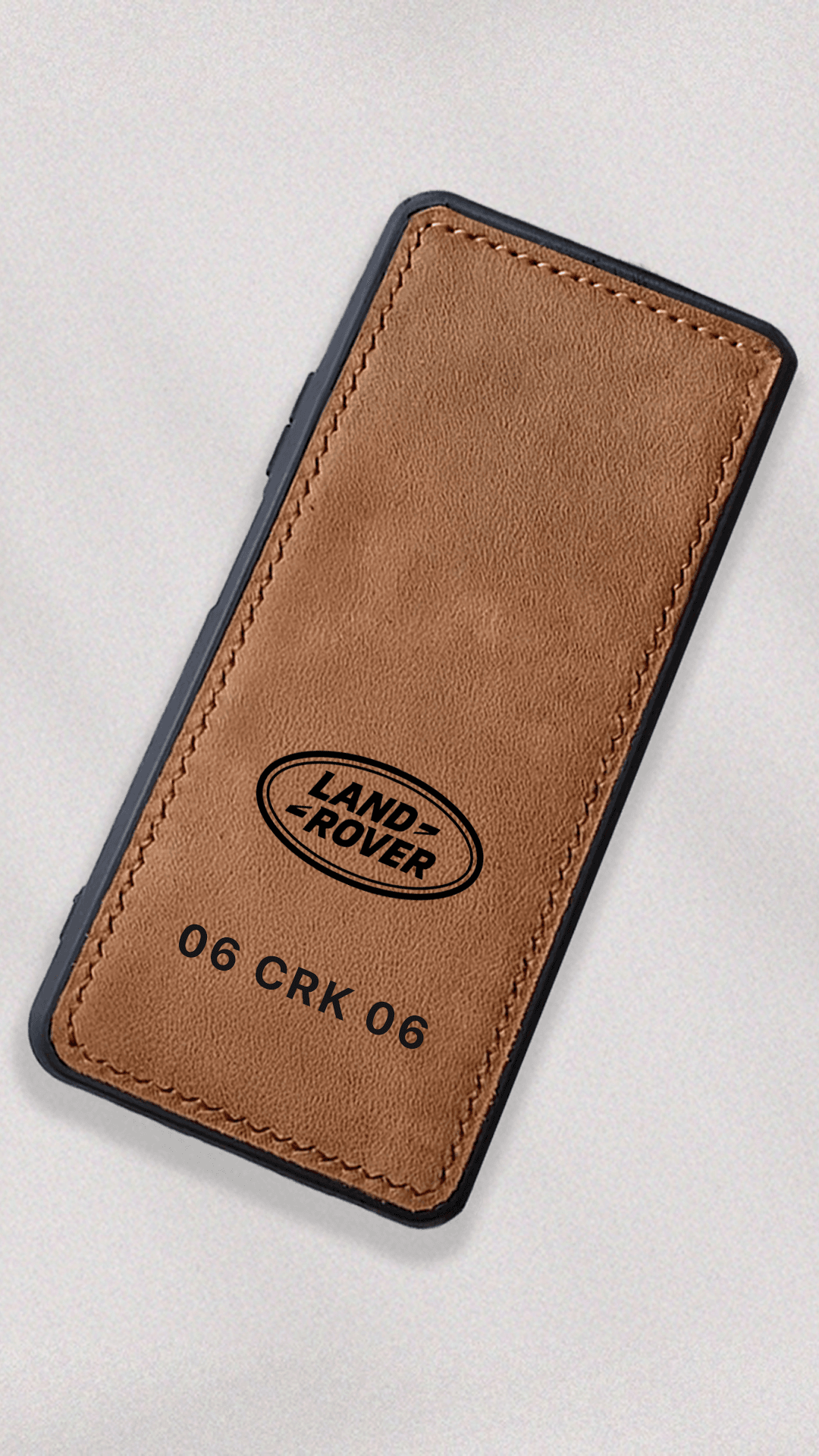 Land Rover Logo Baskılı Deri Telefon Kılıfı