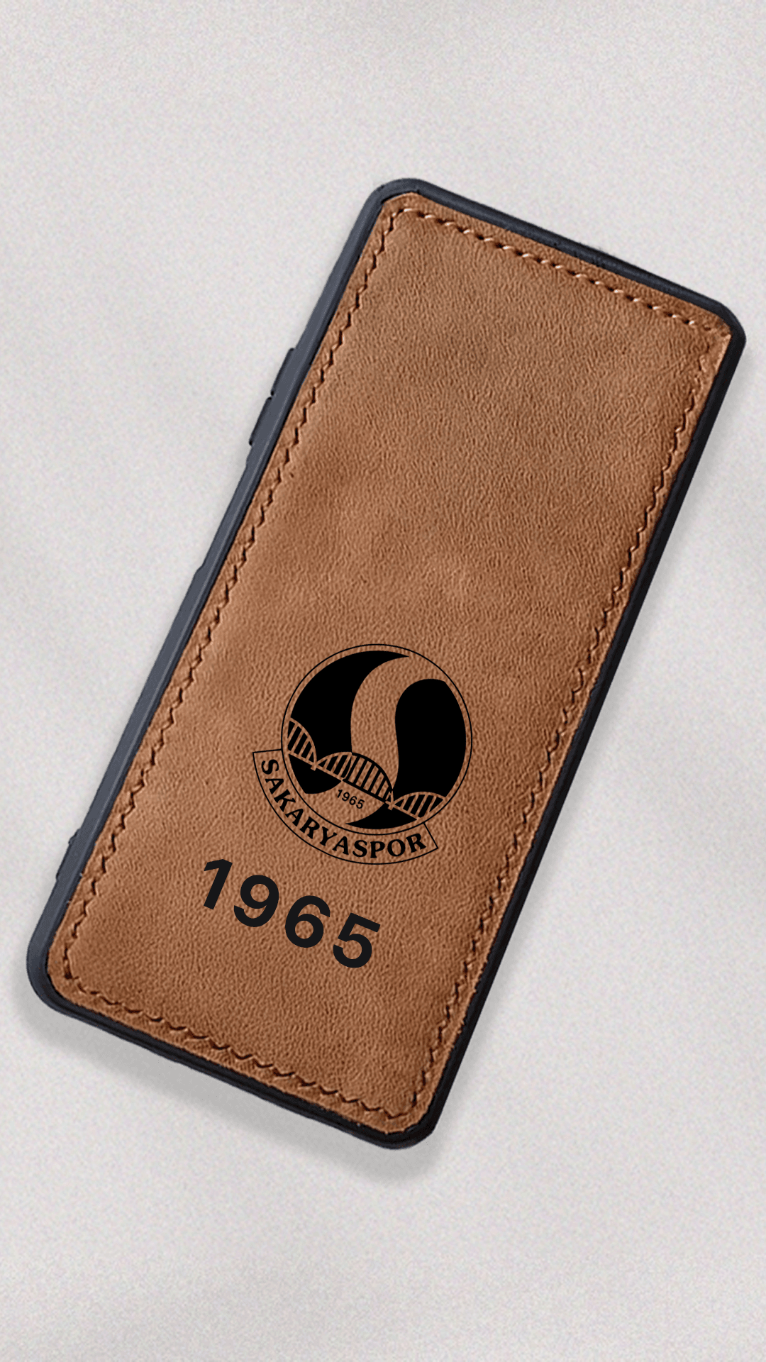 Sakaryaspor Logo Baskı Deri Telefon Kılıfı