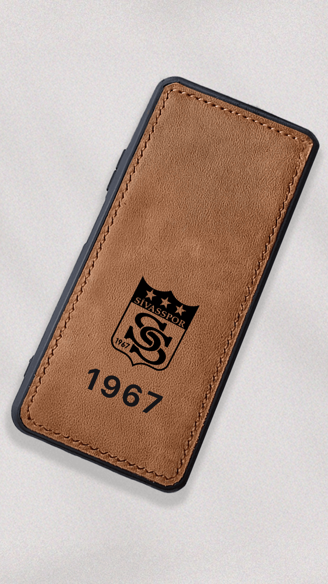 Sivasspor Logo Baskı Deri Telefon Kılıfı