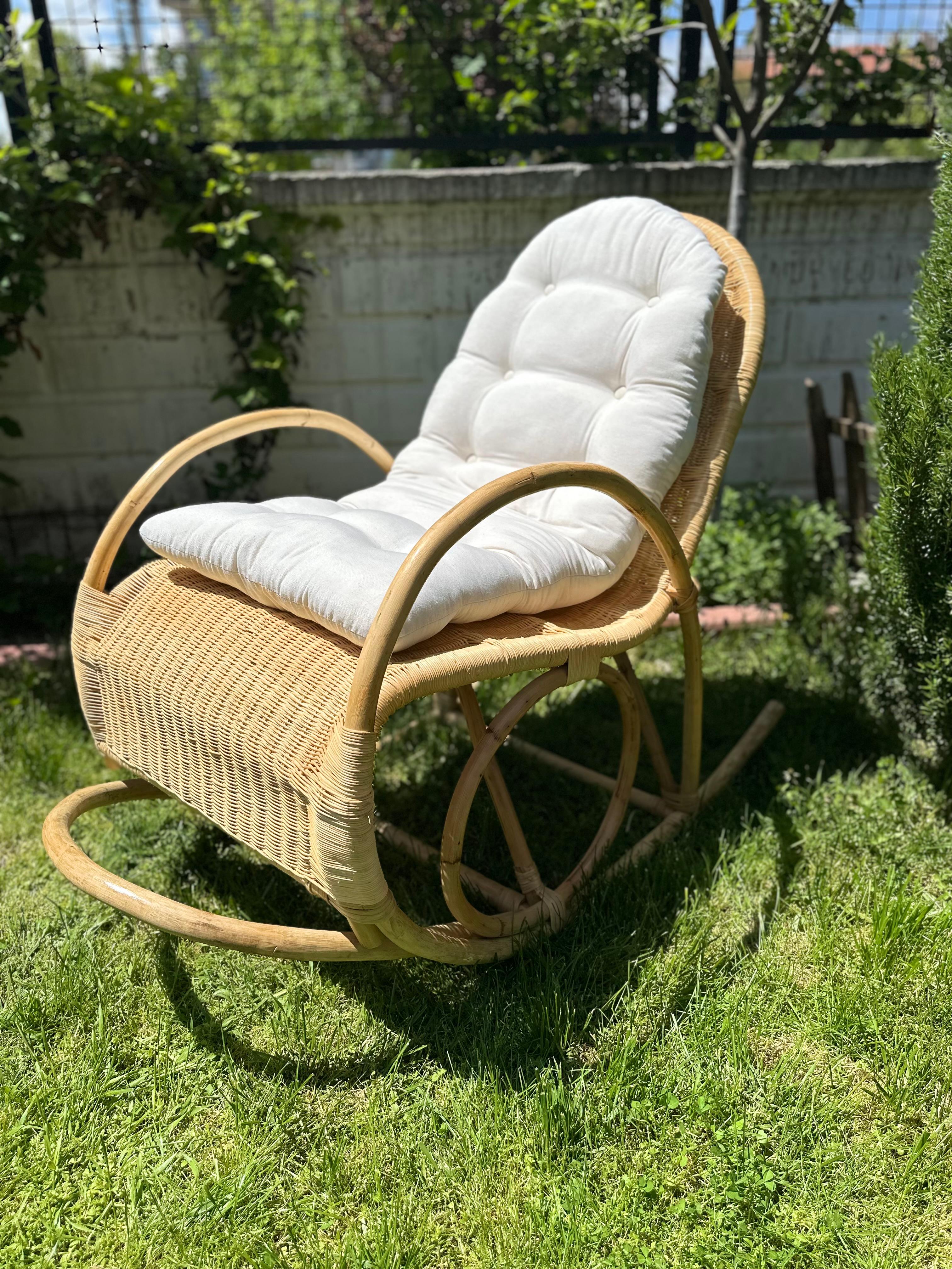 Castello Rattan Sallanan Sandalye