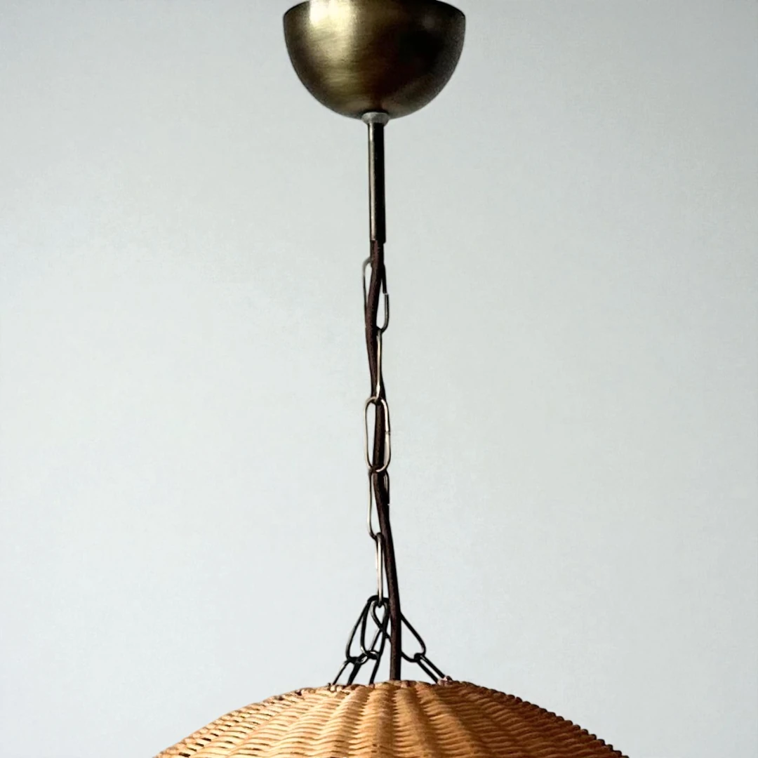 Cosmos Doğal Rattan Sarkıt Avize