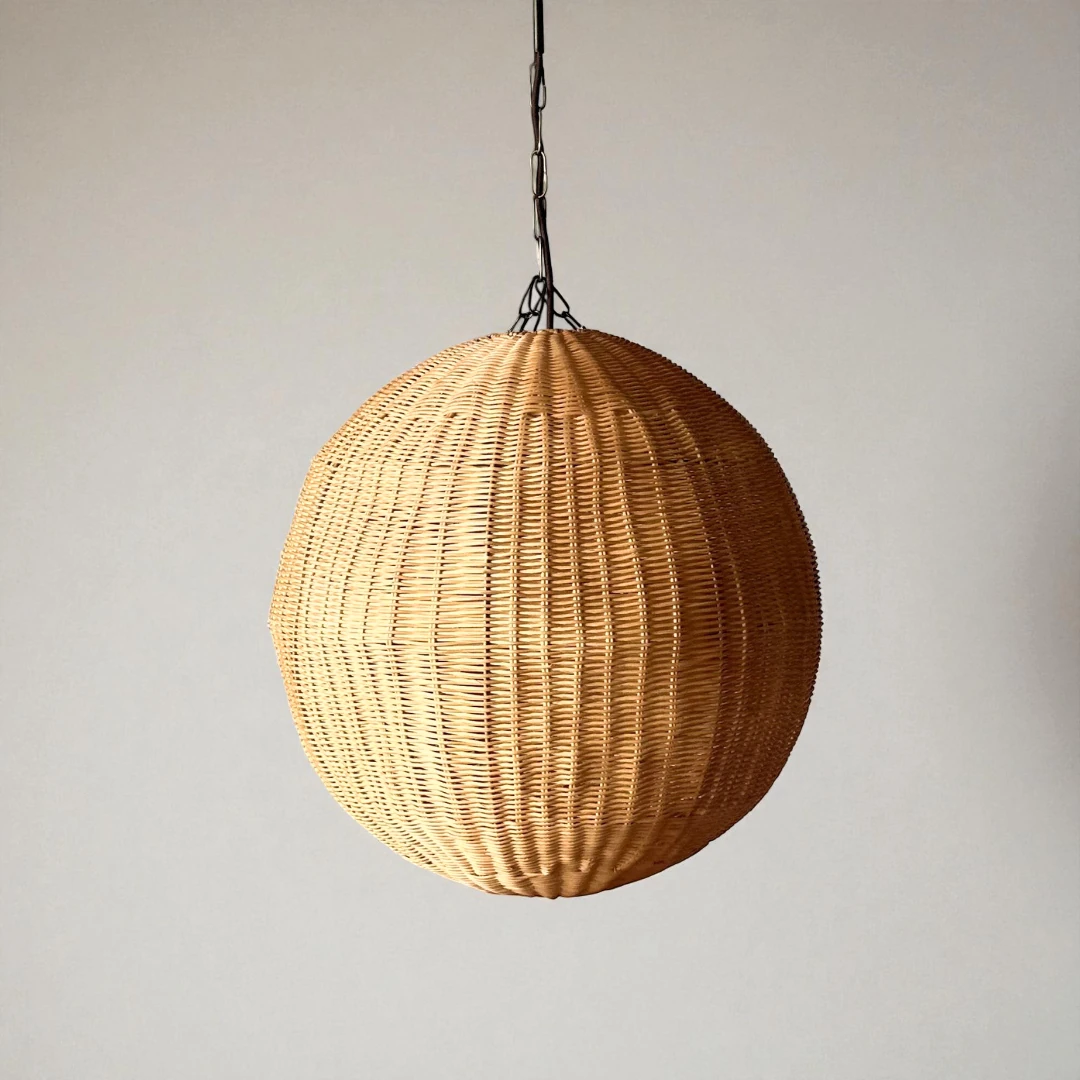 Cosmos Doğal Rattan Sarkıt Avize