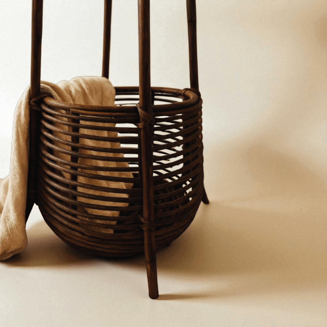 Chunk Sepetli Rattan Askılık