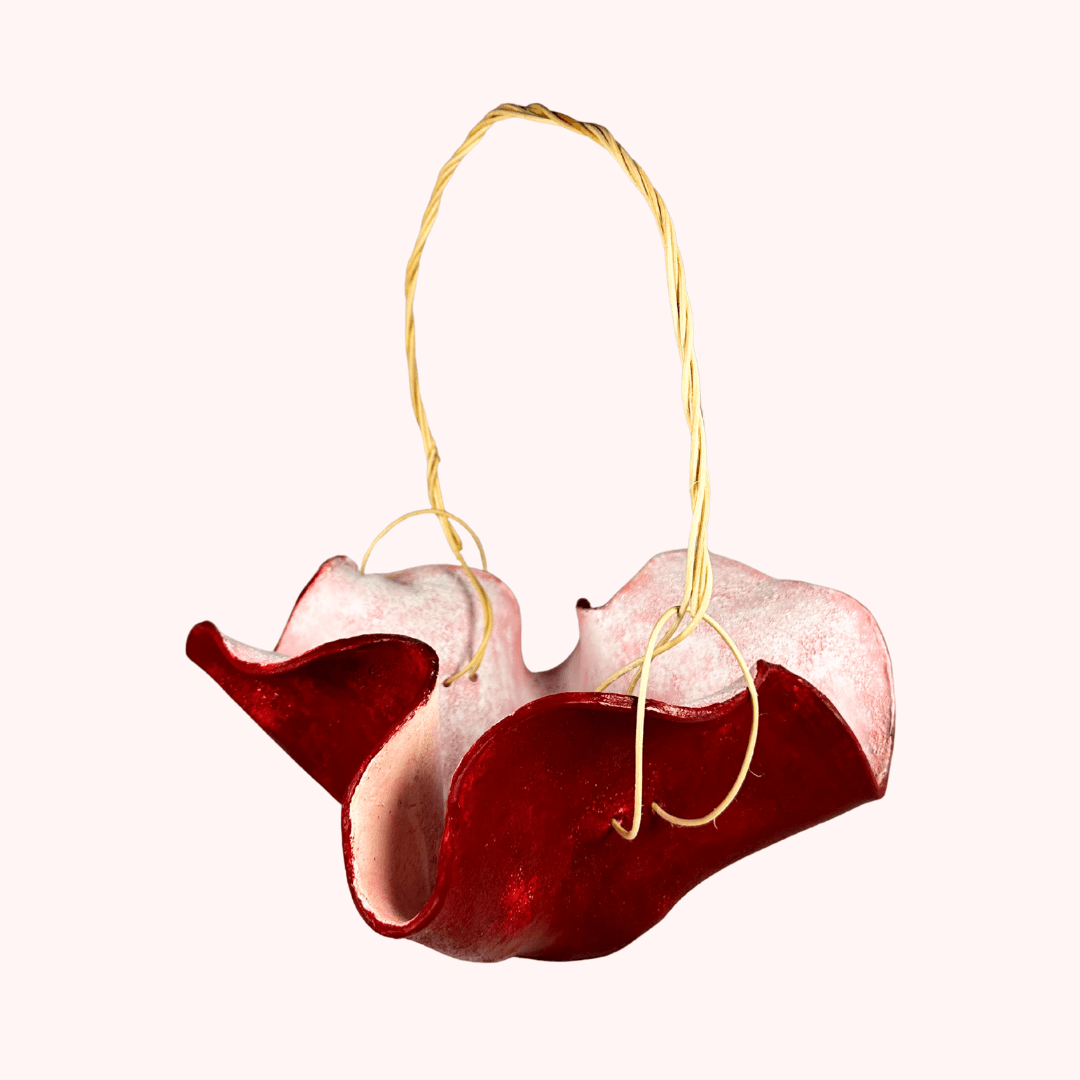 Ruby Asimetrik Seramik Sepet - Büyük