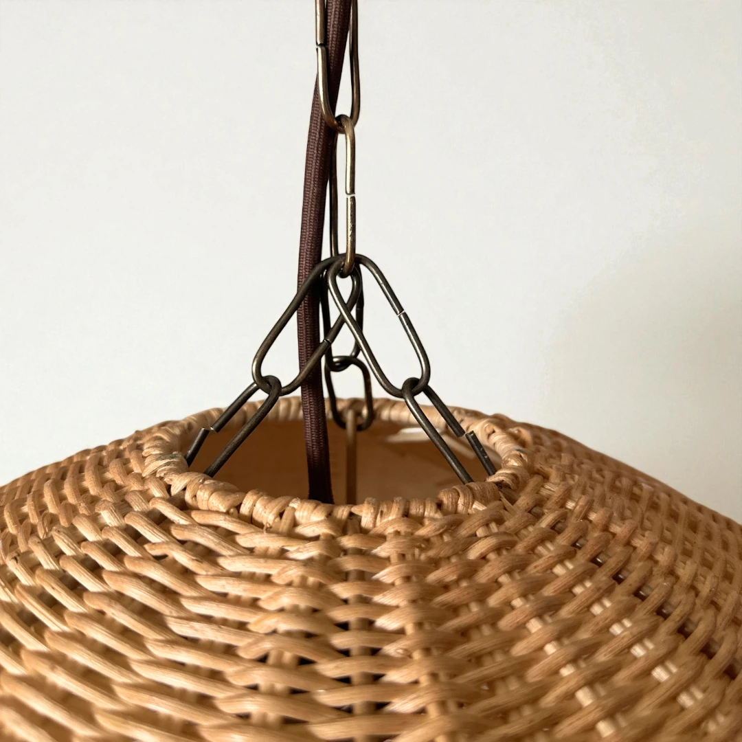 Cosmos Doğal Rattan Sarkıt Avize