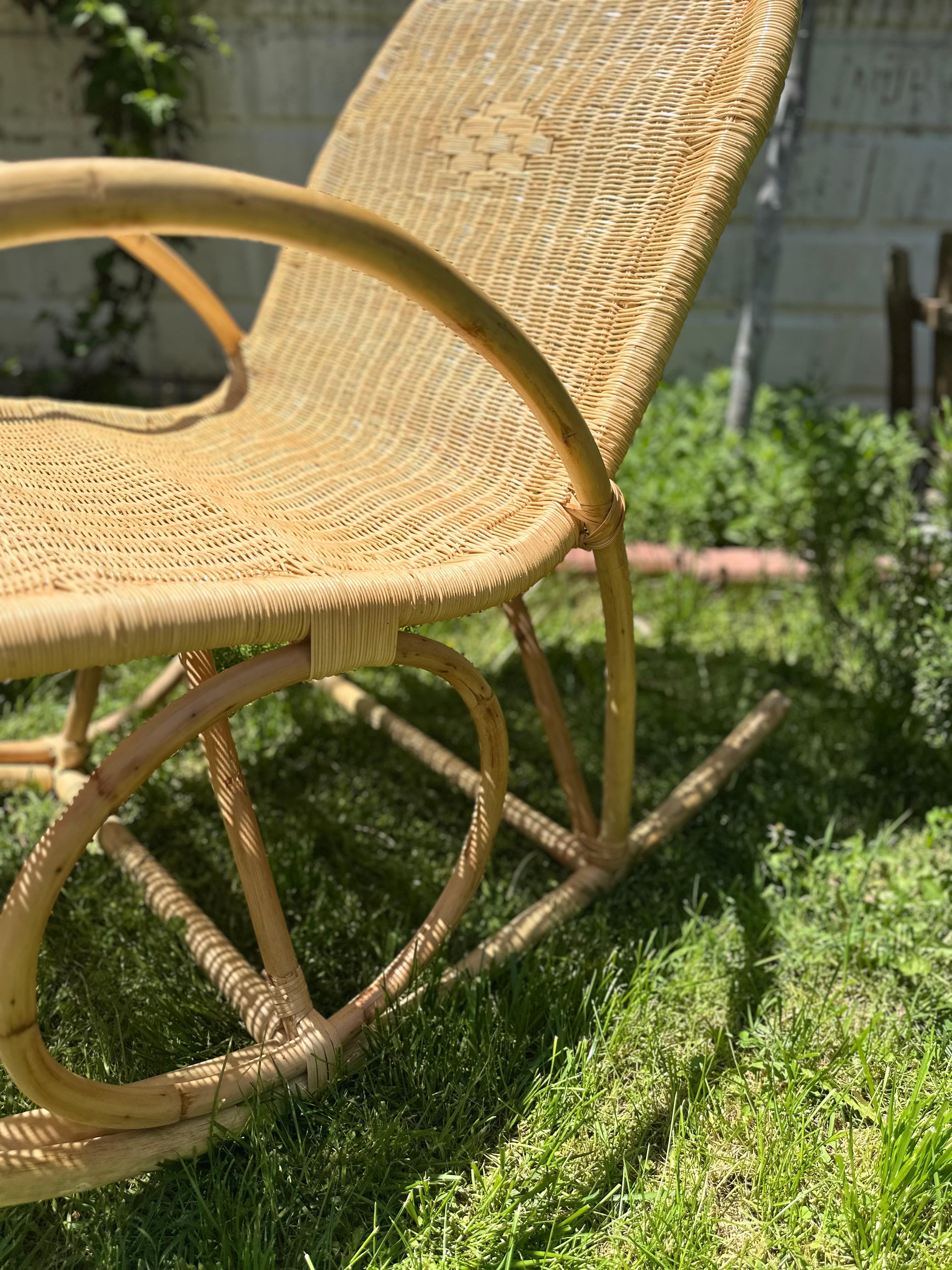 Castello Rattan Sallanan Sandalye