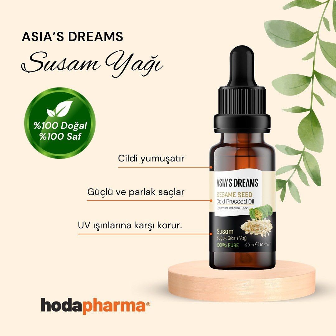 Asia's Dreams Sesame Cold Pressed Oil 20ml