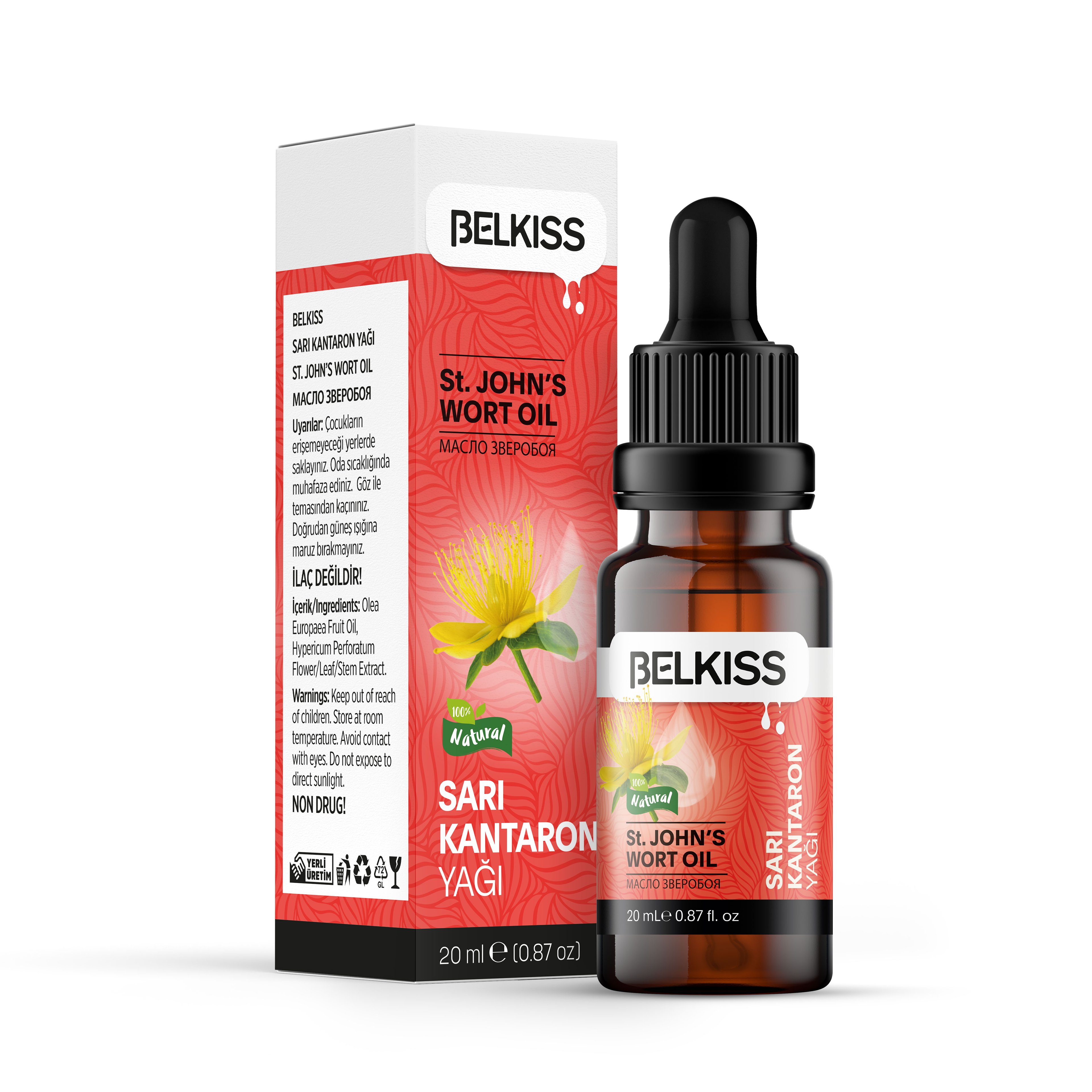 Belkıss Sarı Kantaron Yağı 20ml