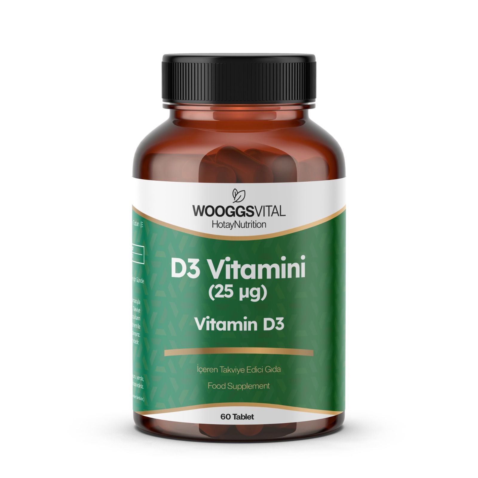 Wooggs Vital Vitamin D3 Takviye Edici Gıda 60 Tablet