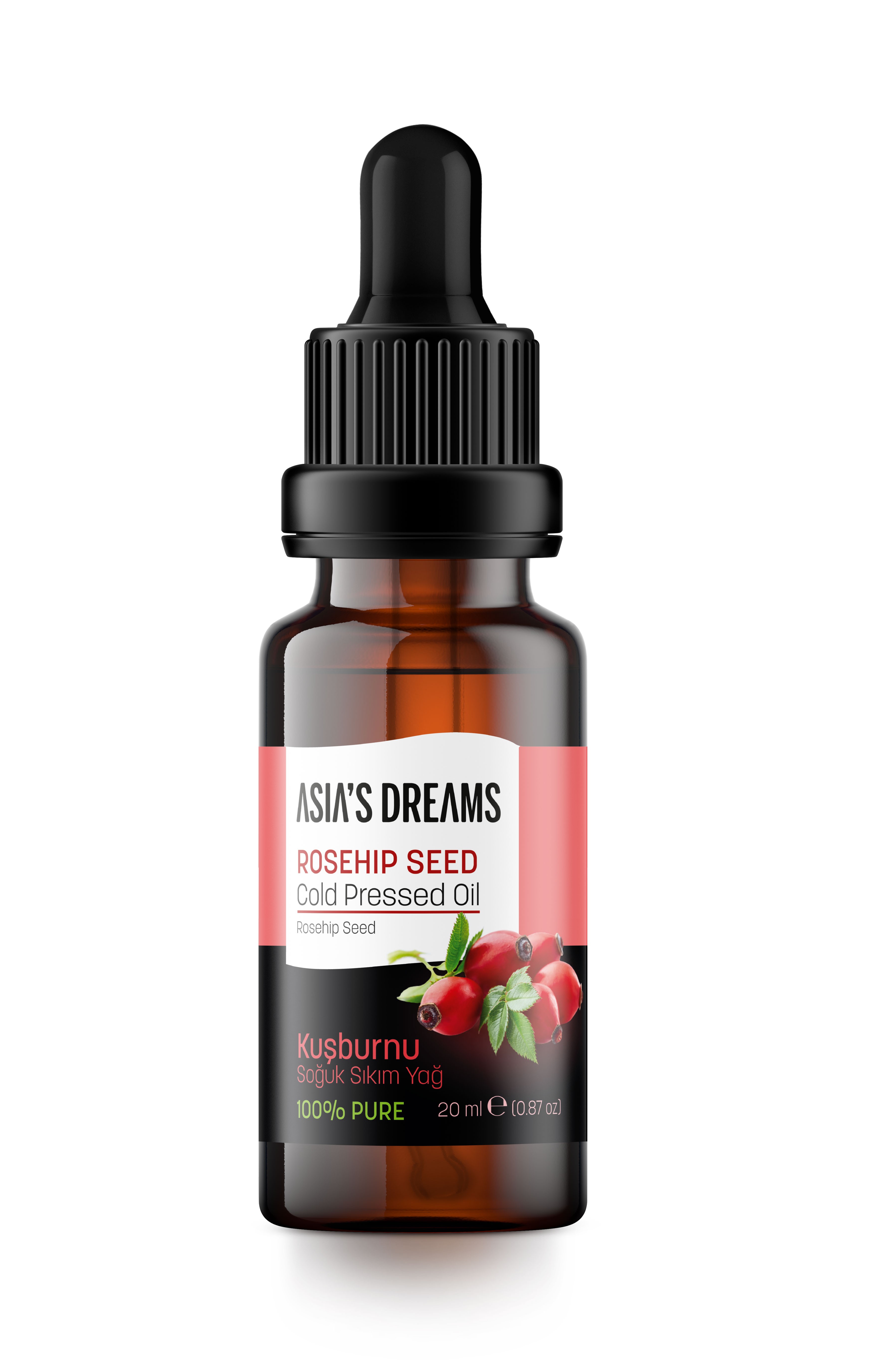 Asia's Dreams Kuşburnu Soğuk Sıkım Yağ 20ml