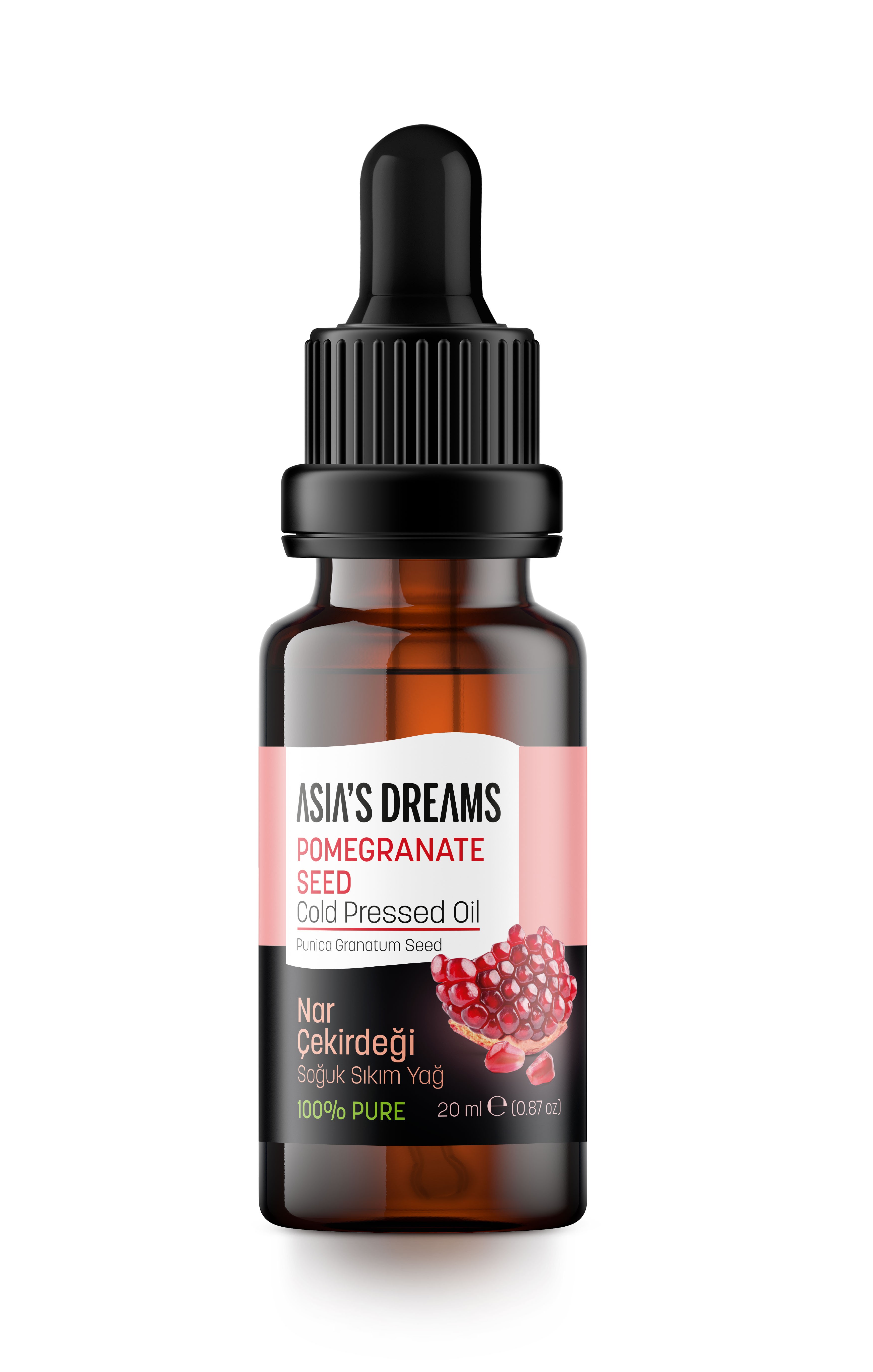 Asia's Dreams Nar Çekirdeği Soğuk Sıkım Yağ 20ml