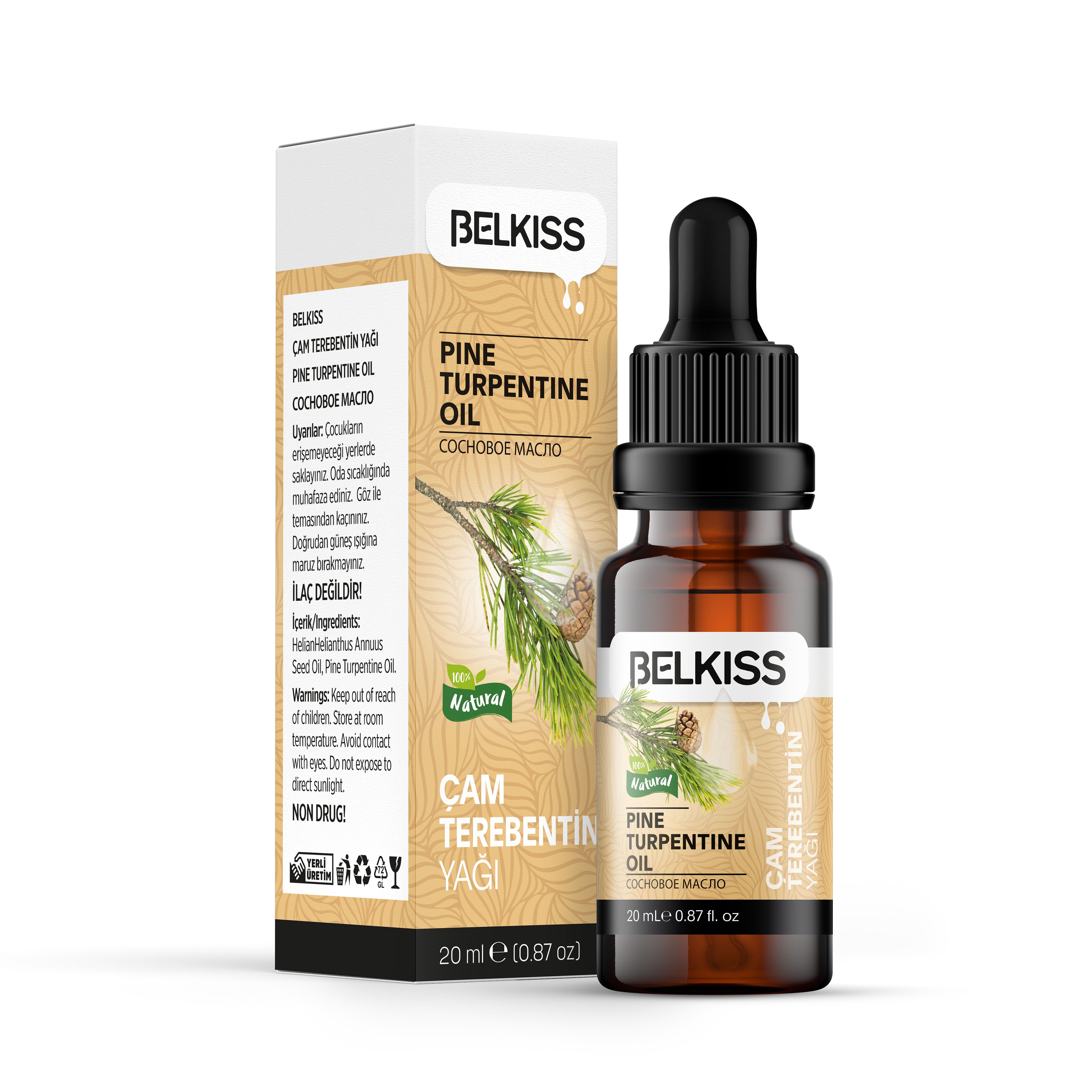 Belkıss Çam Terebentin Yağı 20ml