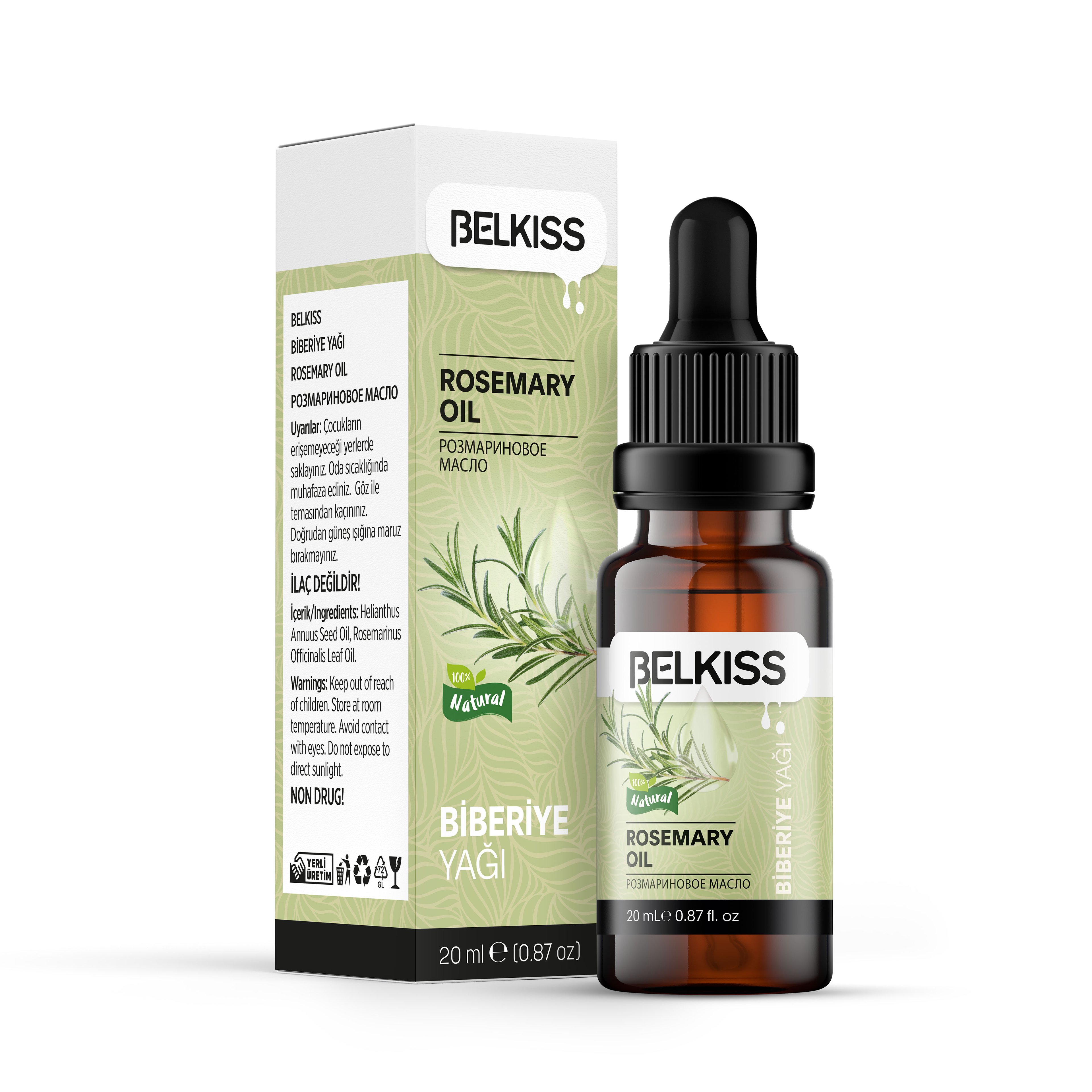 Belkıss Biberiye Yağı 20ml