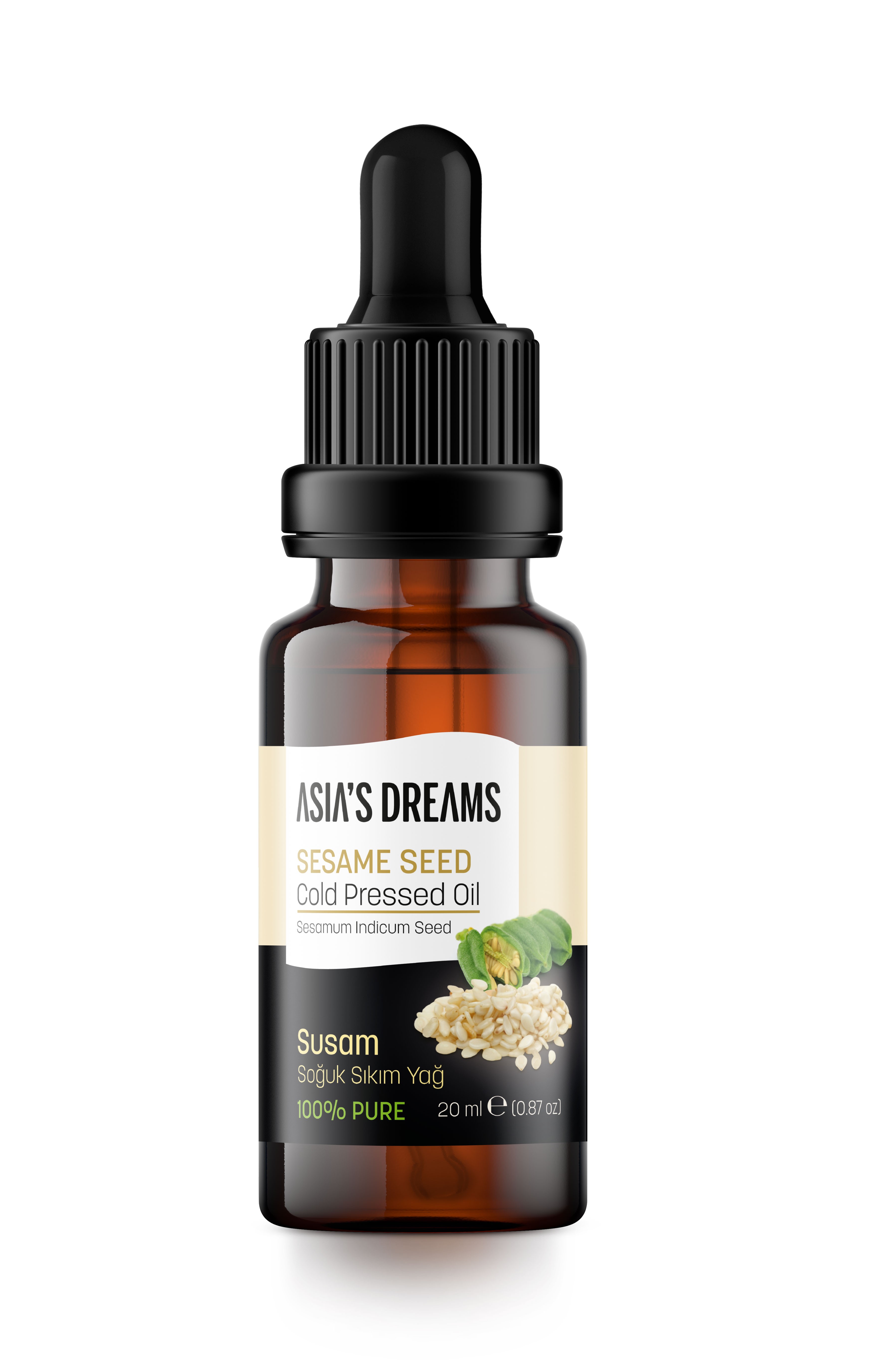 Asia's Dreams Sesame Cold Pressed Oil 20ml