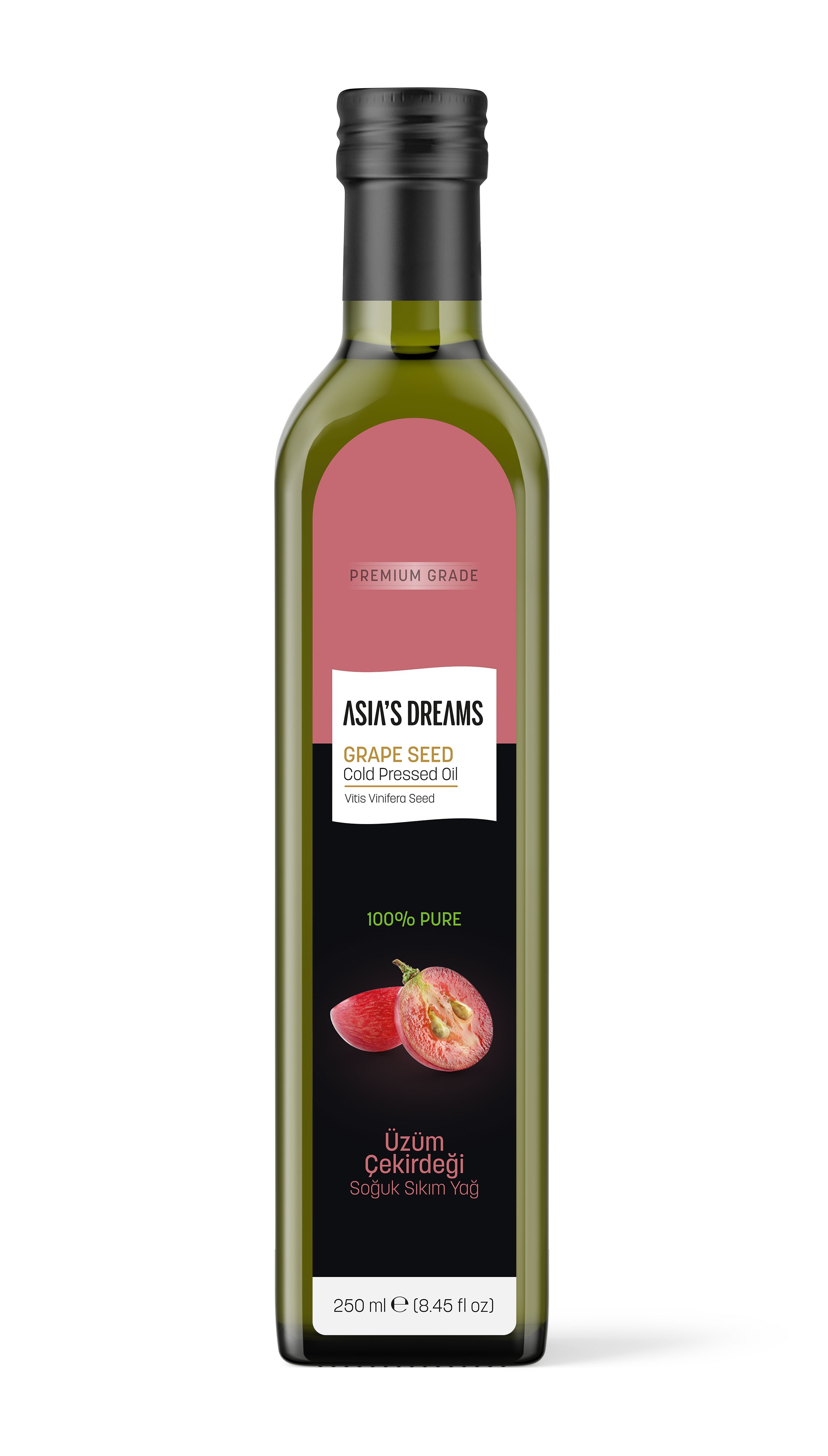 Asia's Dreams Grape Seed Cold Pressed Oil 250ml