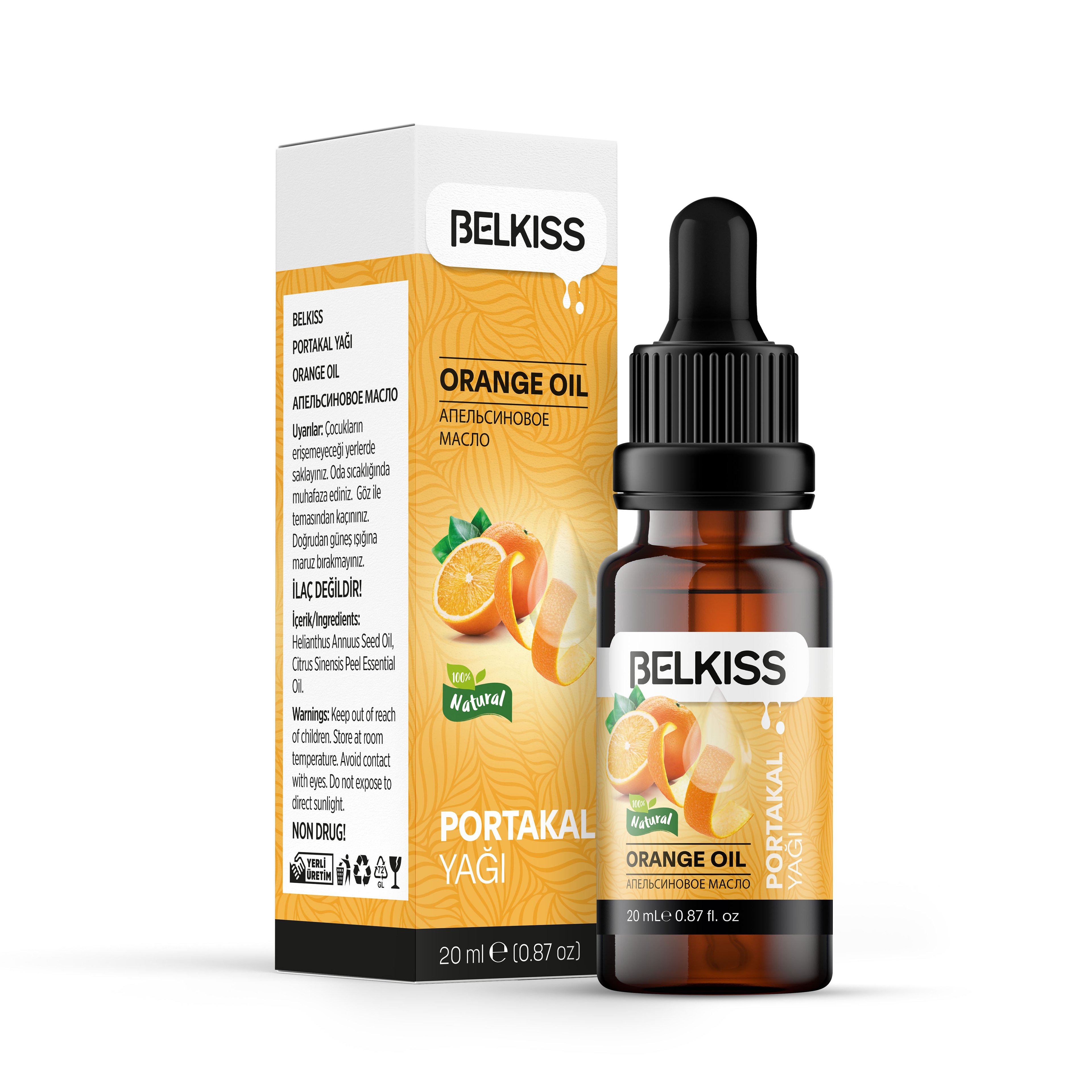 Belkıss Portakal Yağı 20ml