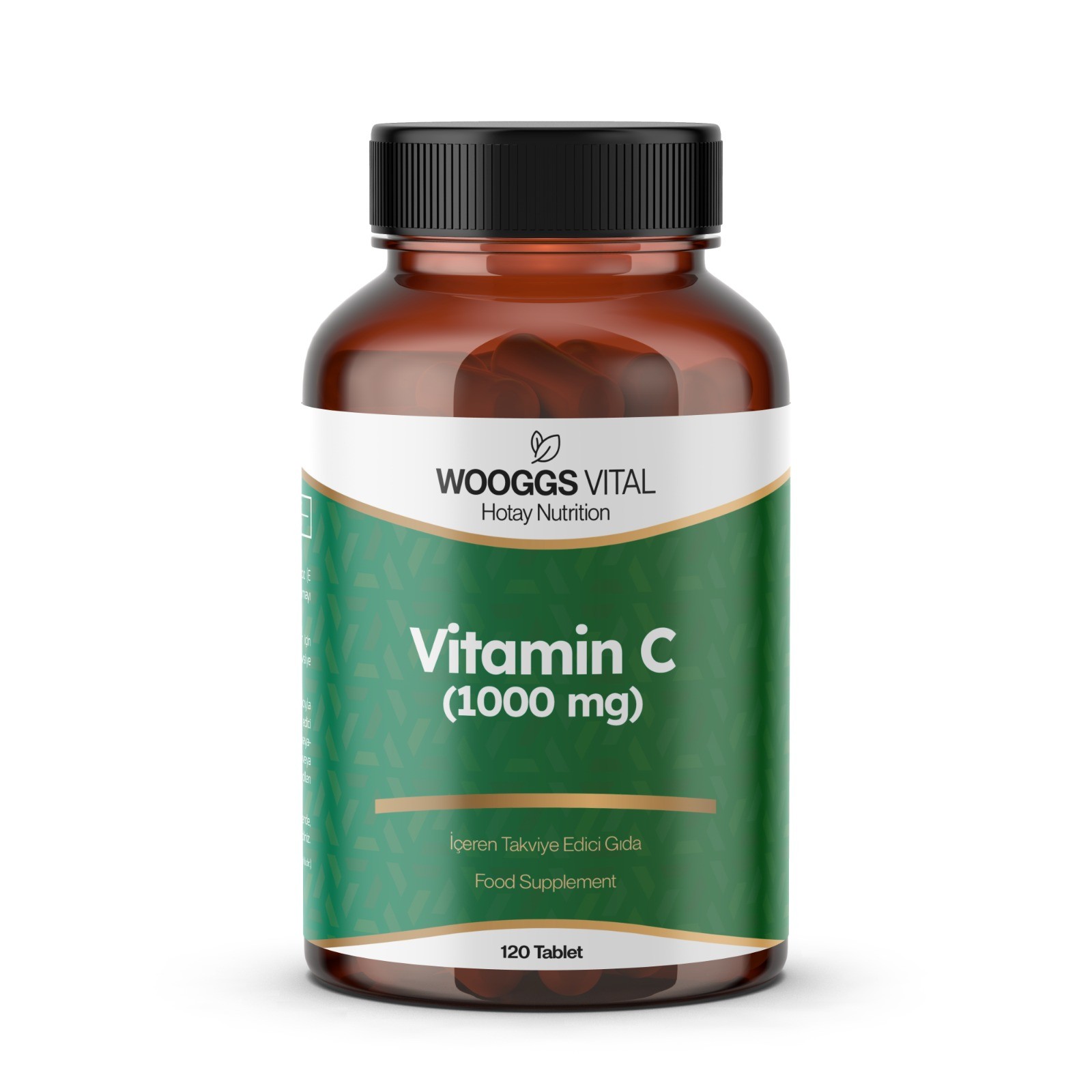 Wooggs Vital Vitamin C (1000 mg) Takviye Edici Gıda120 Tablet