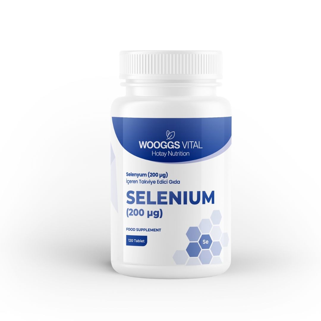 Wooggs Vital Selenium (200 mcg) Food Supplement 120 Tablets