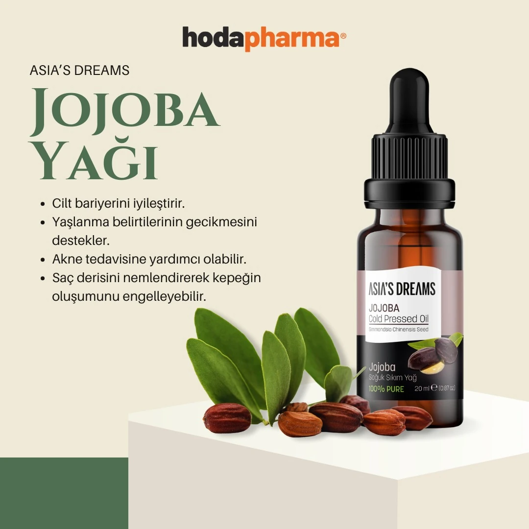 Asia's Dreams Jojoba Cold Pressed Oil 20ml