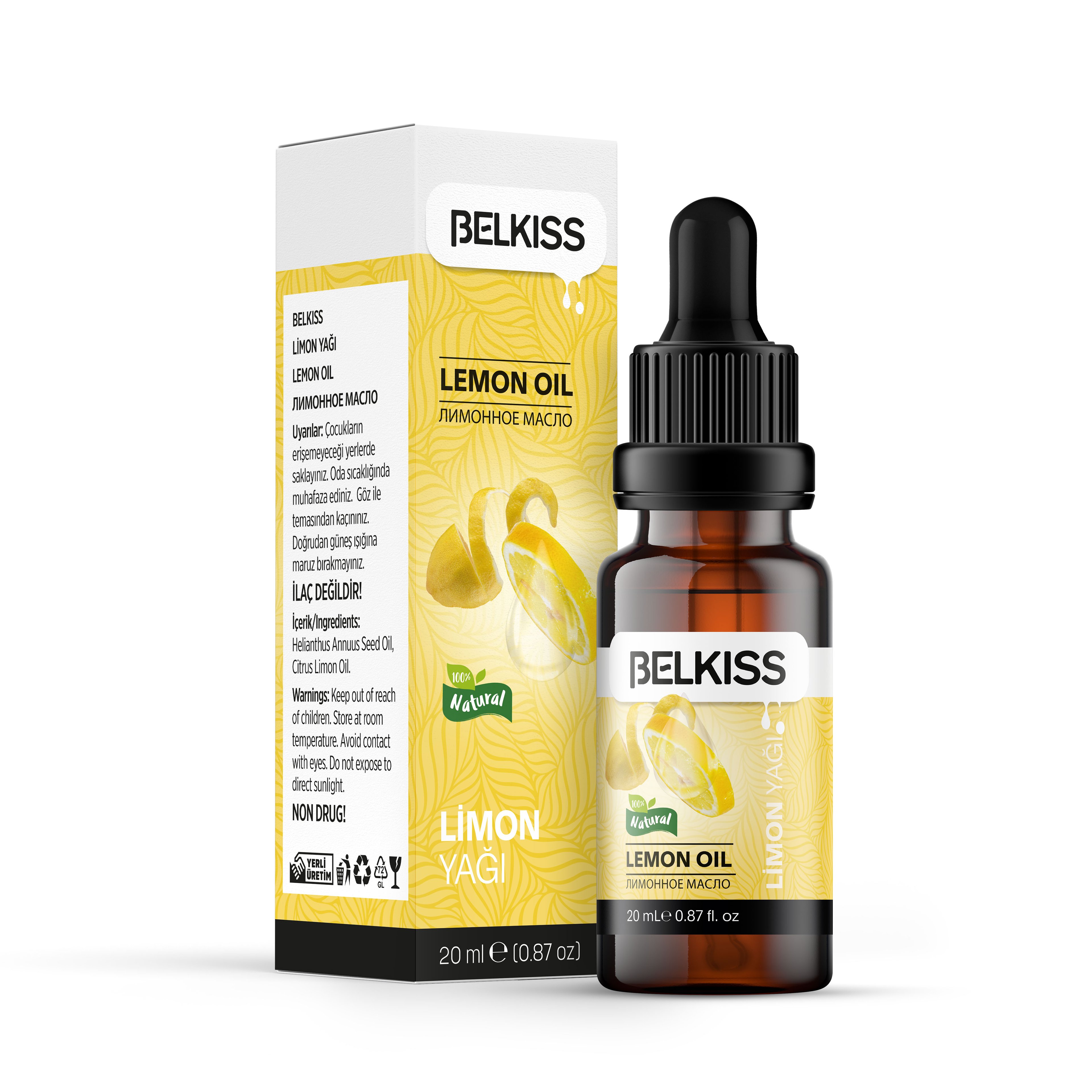 Belkıss Limon Kabuğu Yağı 20ml