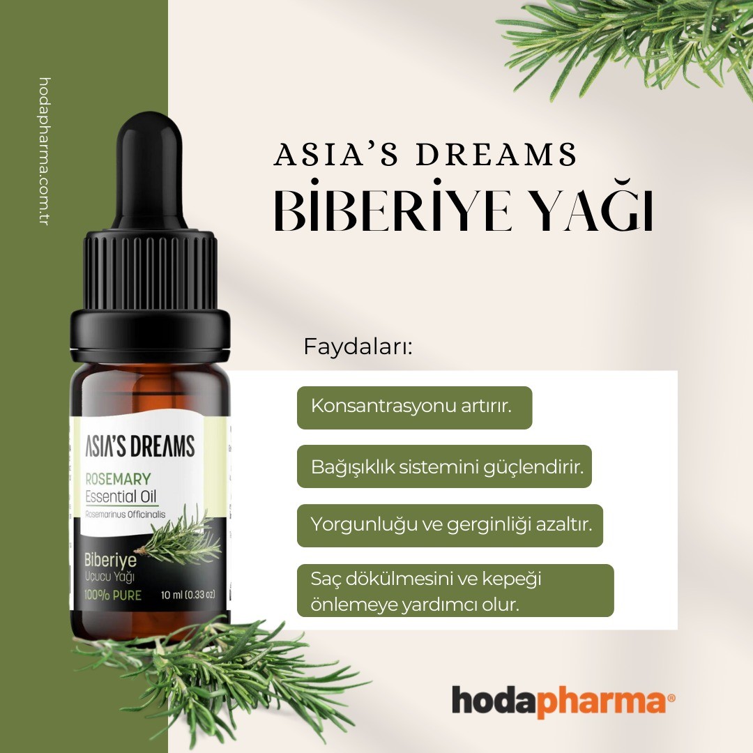 Asia's Dreams Biberiye Yağı 10ml