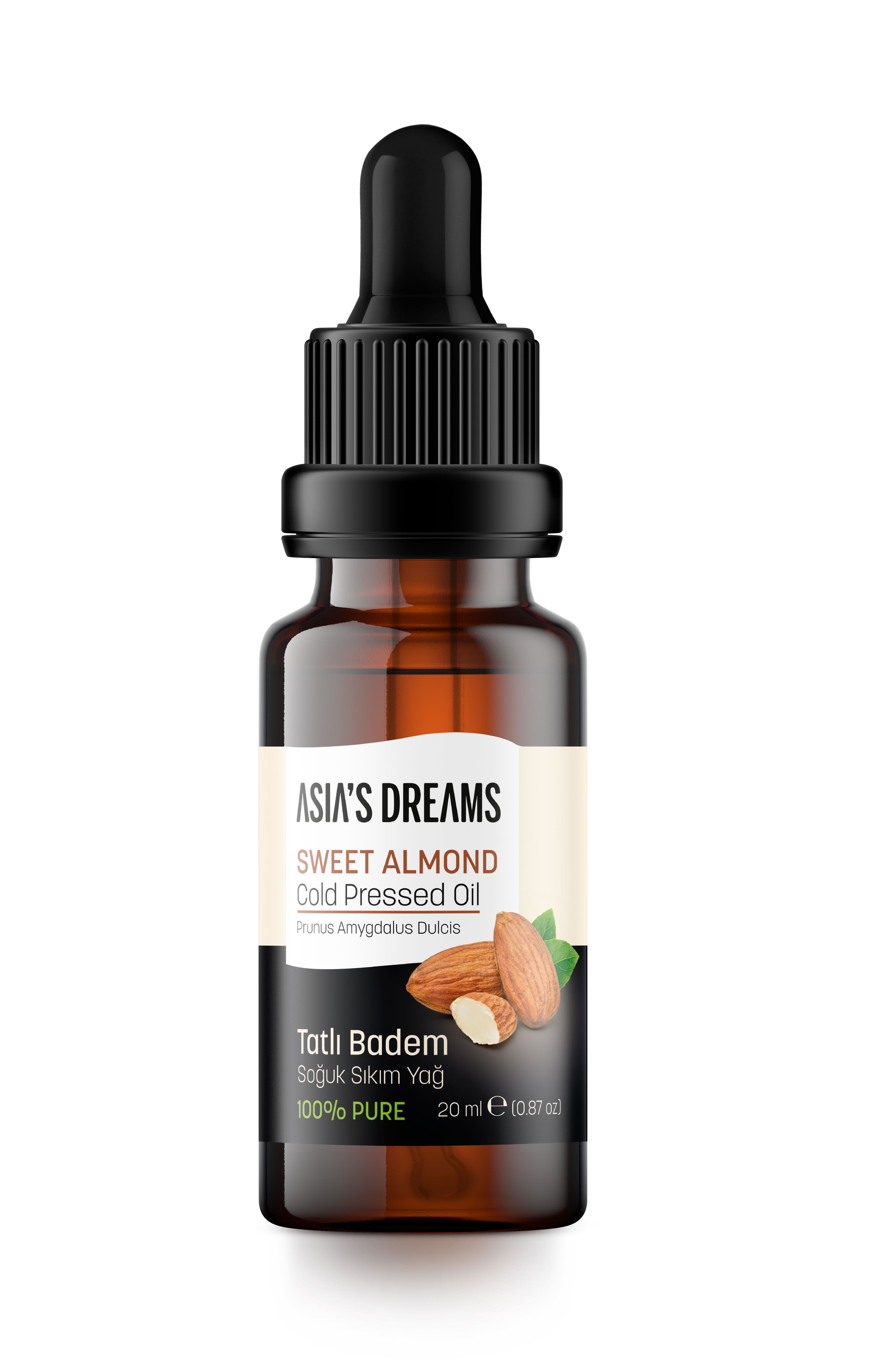 Asia's Dreams Tatlı Badem Soğuk Sıkım Yağ 20ml