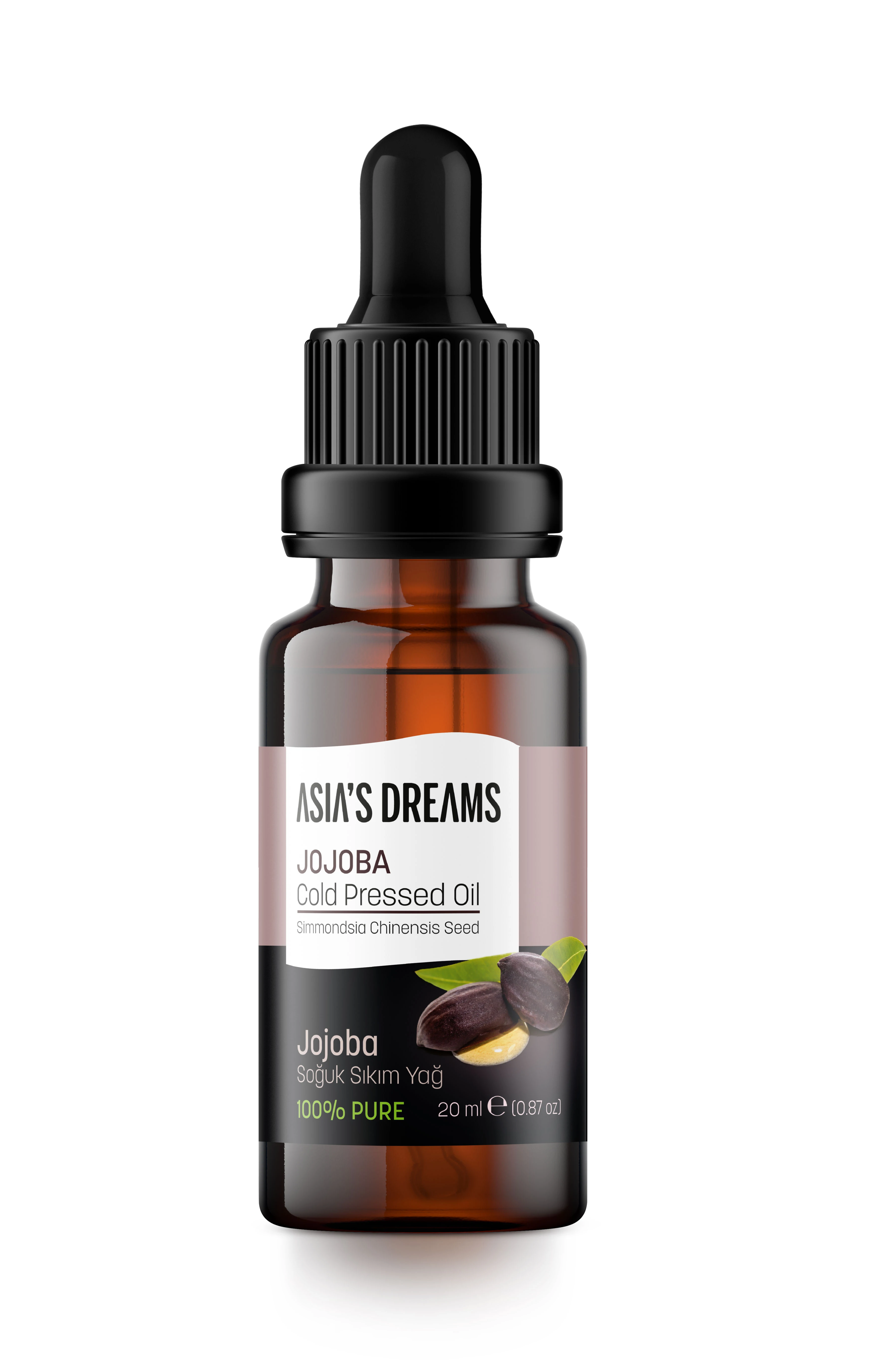 Asia's Dreams Jojoba Cold Pressed Oil 20ml