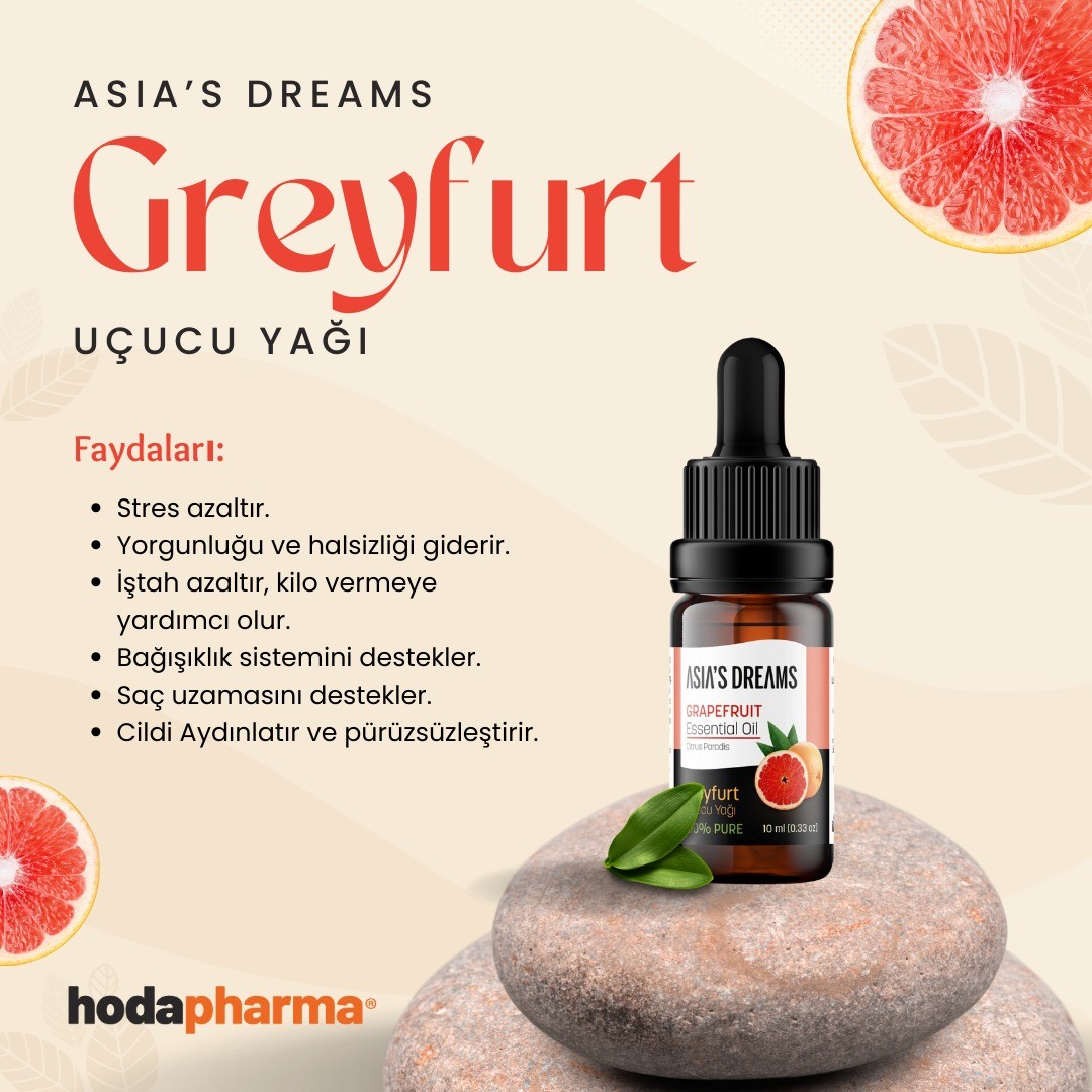 Asia's Dreams Greyfurt Yağı 10ml