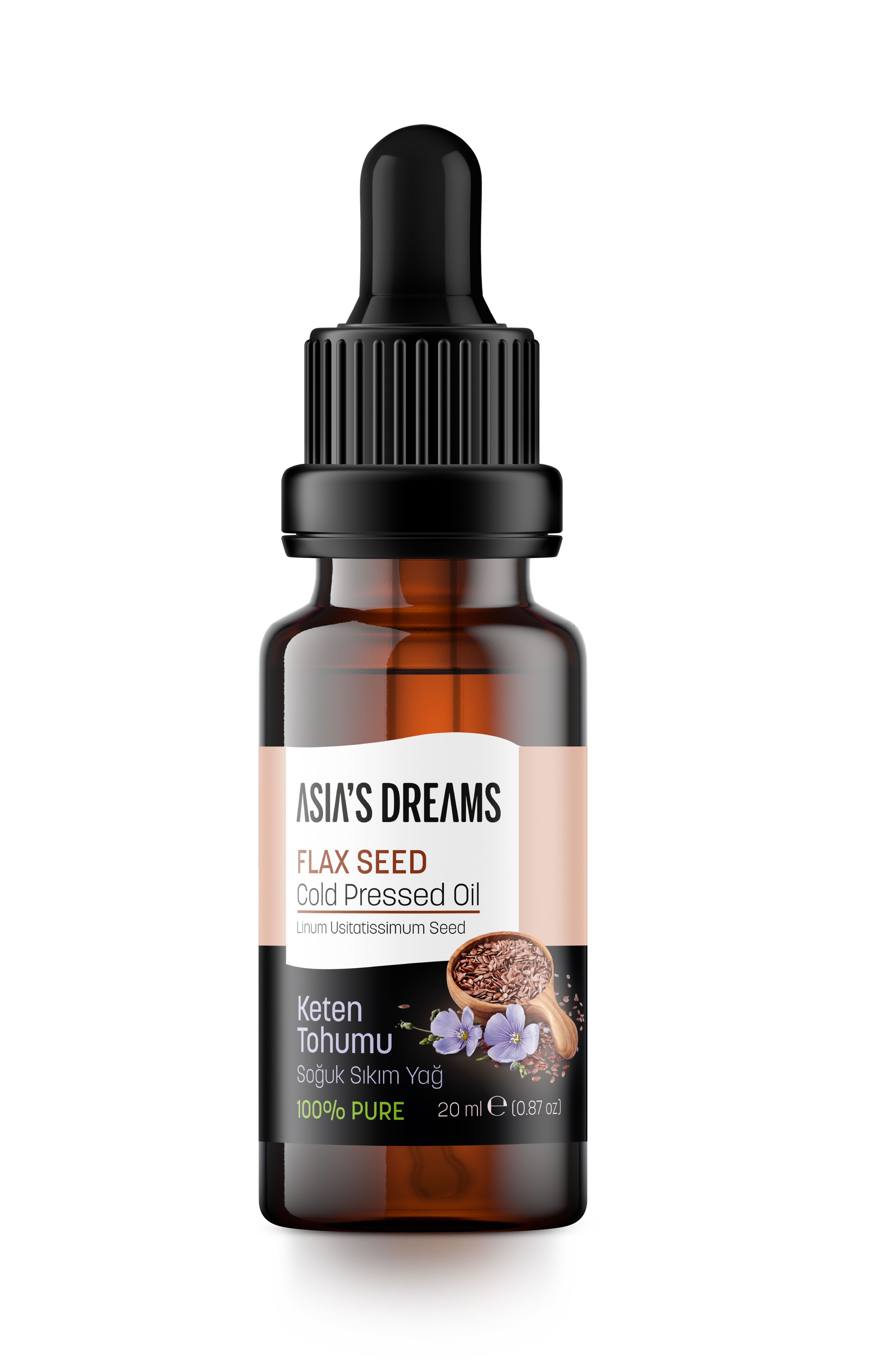 Asia's Dreams Flax Seed Cold Pressed Oil 20ml