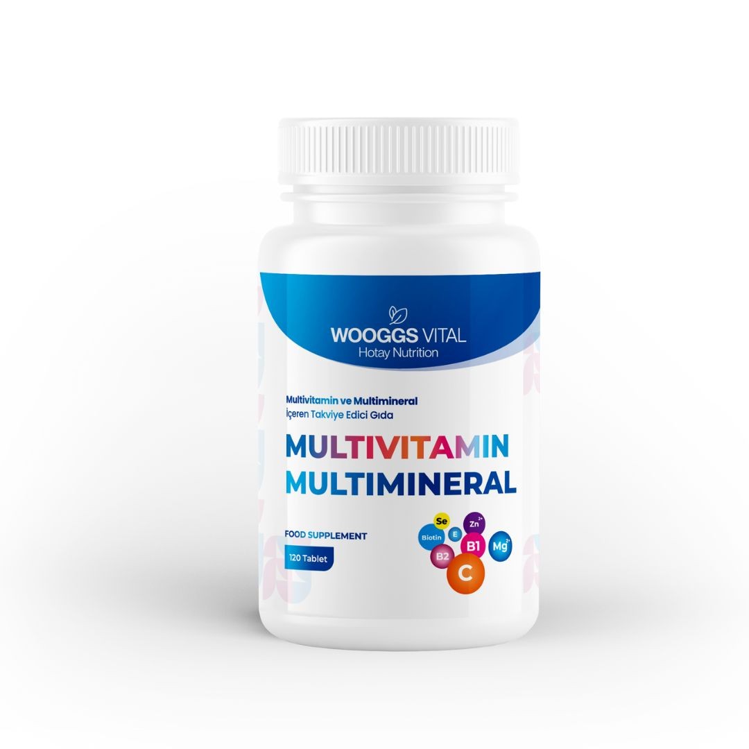 Wooggs Vital Multivitamin ve Multimineral İçeren Takviye Edici Gıda 120 Tablet