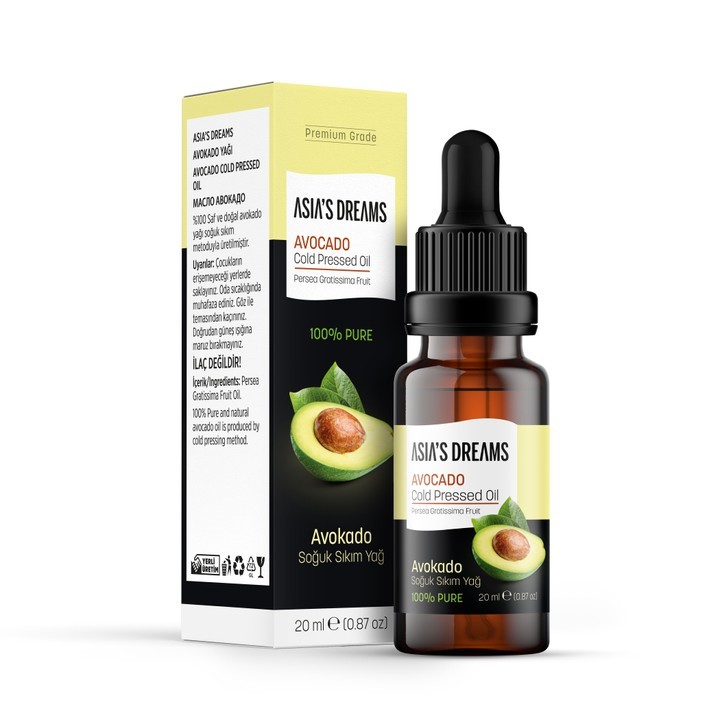 Asia's Dreams Avokado Soğuk Sıkım Yağ 20ml