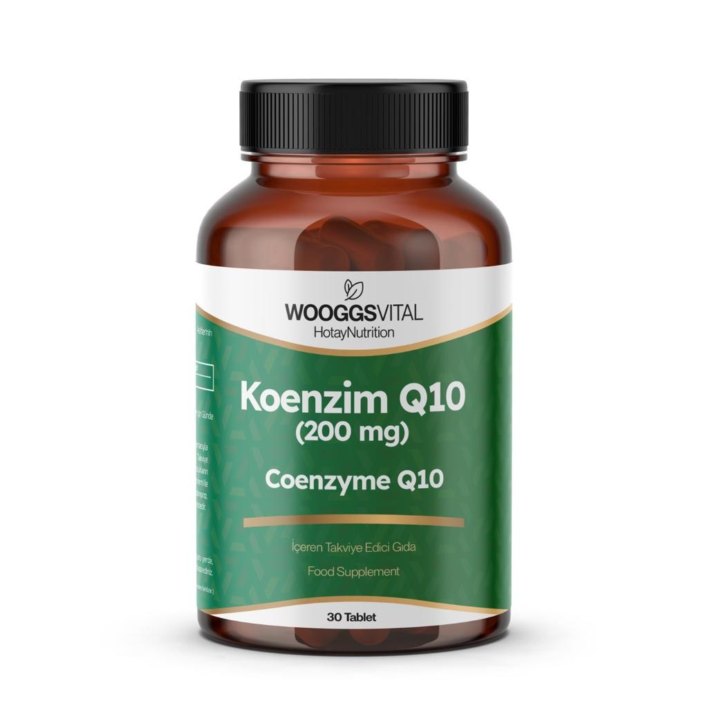 Wooggs Vital Koenzim Q10 ( 200 mg) Takviye Edici Gıda 30 Tablet