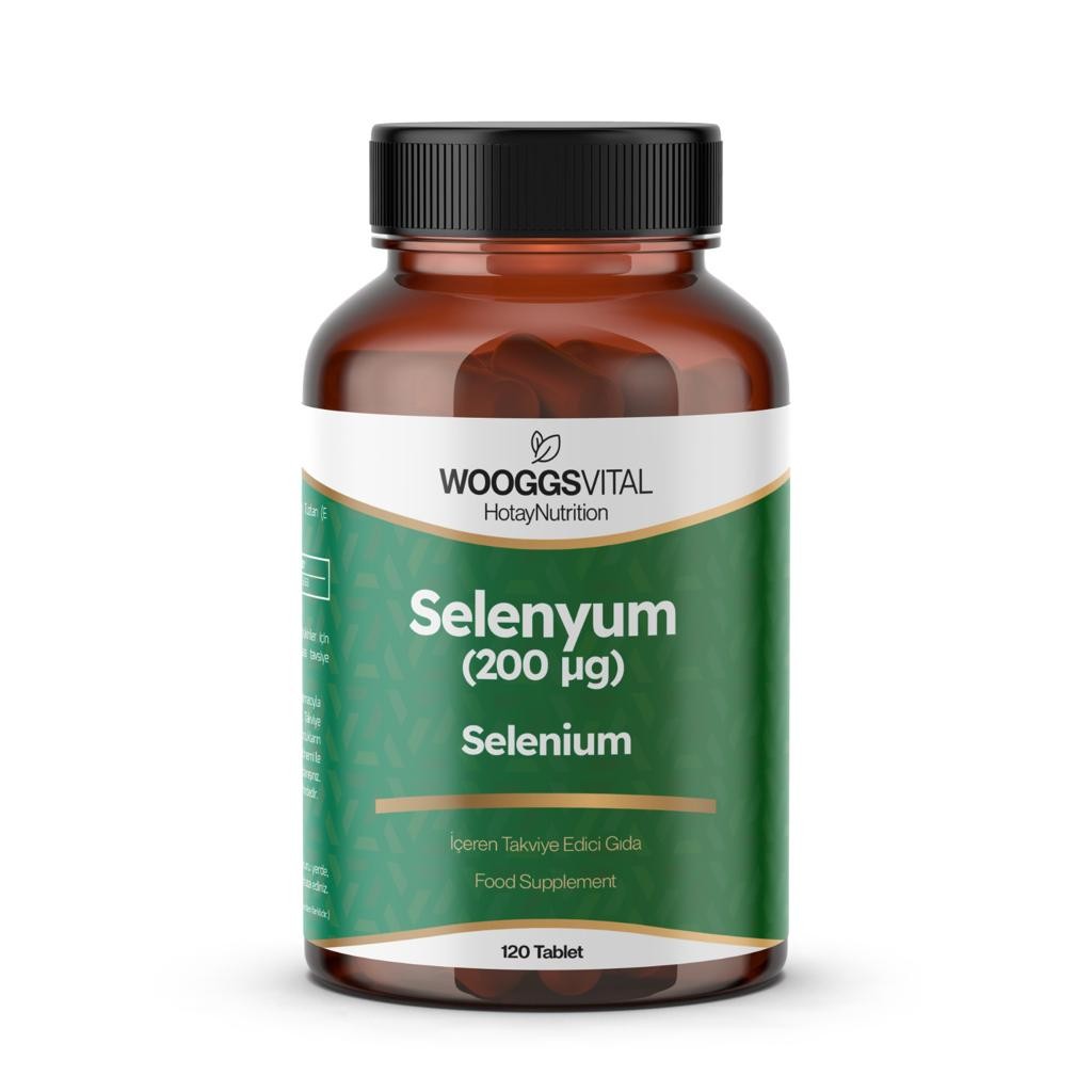 Wooggs Vital Selenyum (200 mcg) Takviye Edici Gıda 120 Tablet