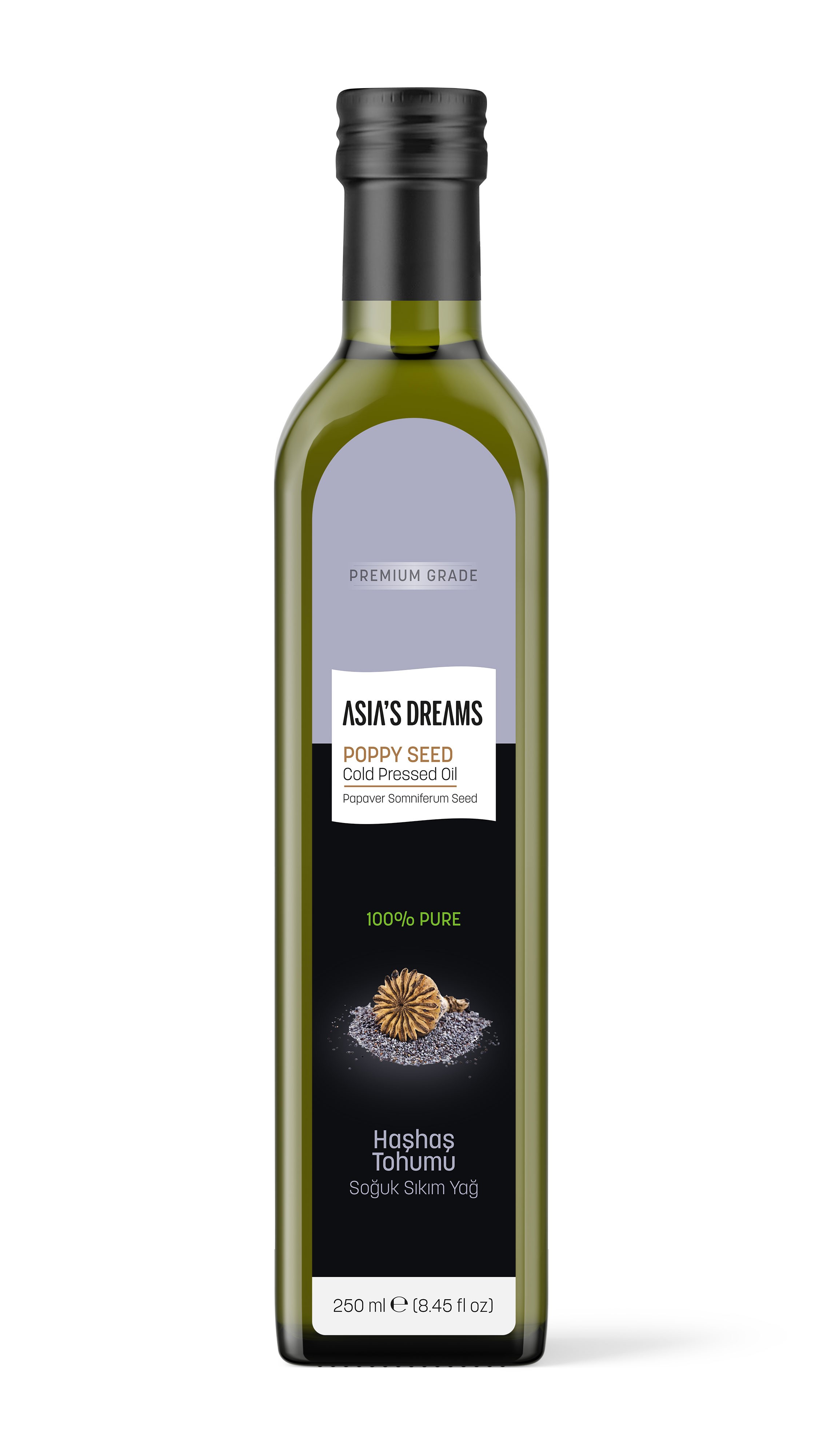 Asia's Dreams Poppy Seed Cold Pressed Oil 250ml