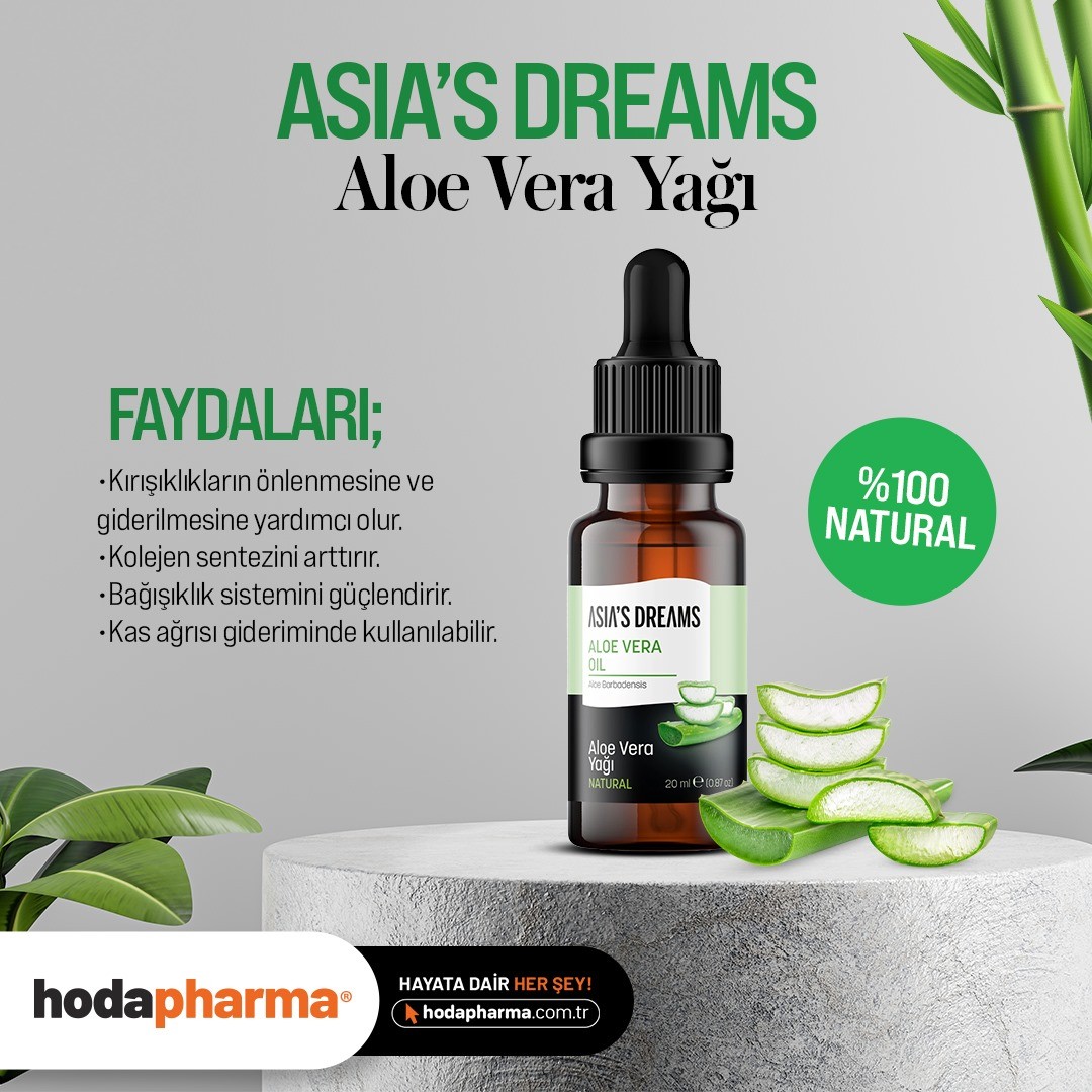 Asia's Dreams Aloe Vera Yağı 20ml