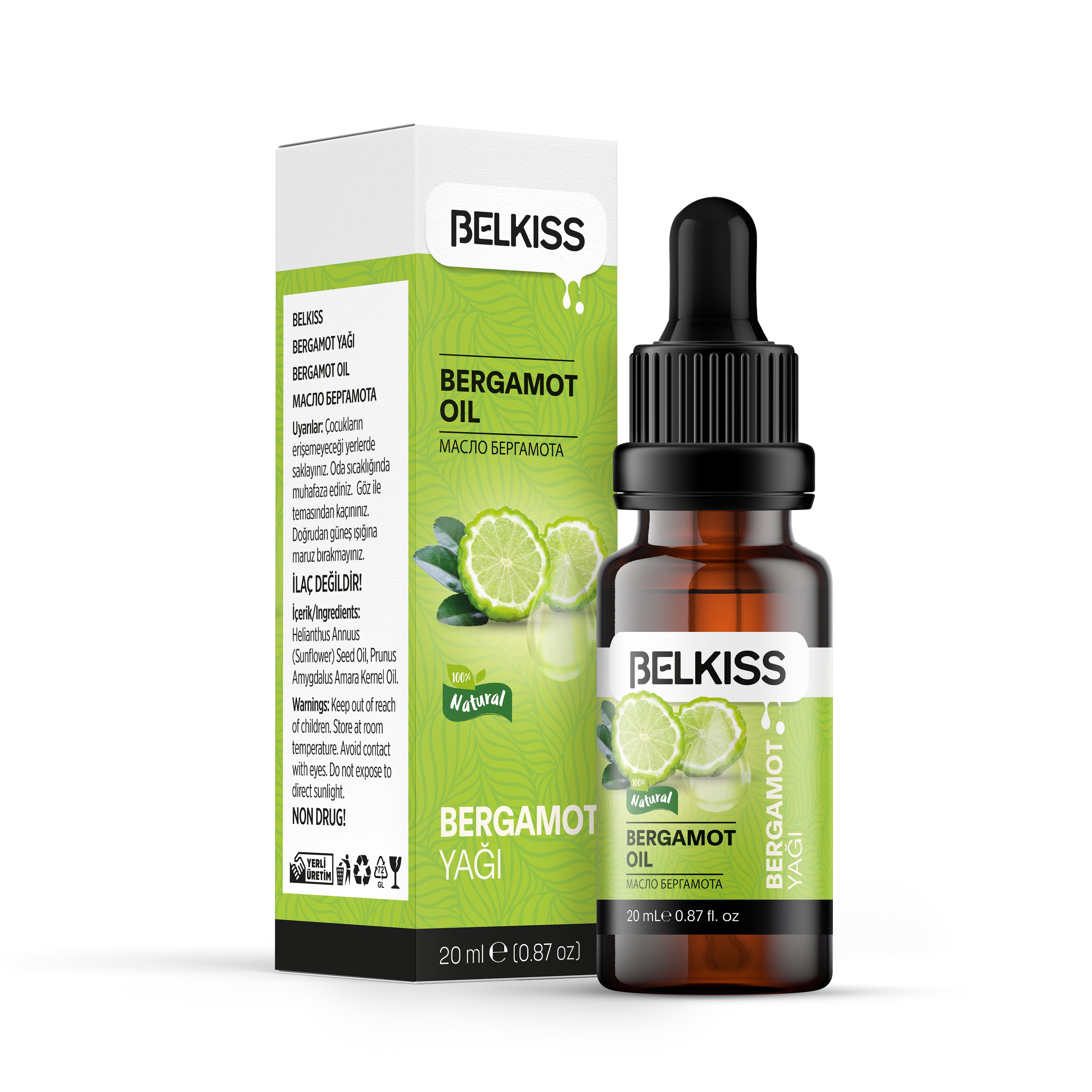 Belkıss Bergamot Yağı 20ml